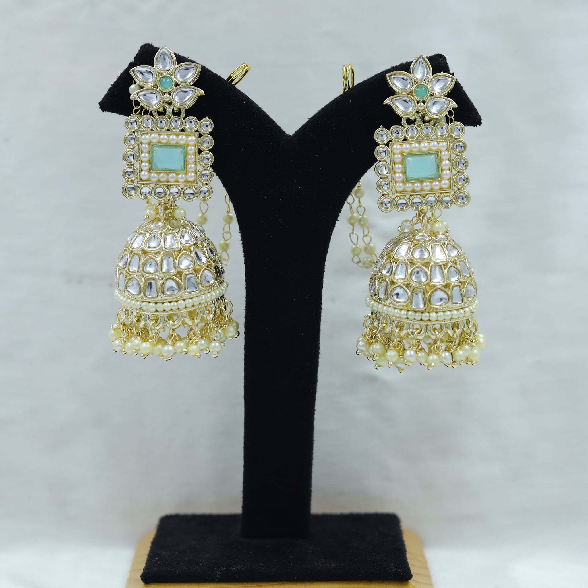 Jhumki Kundan Earring 6894-28