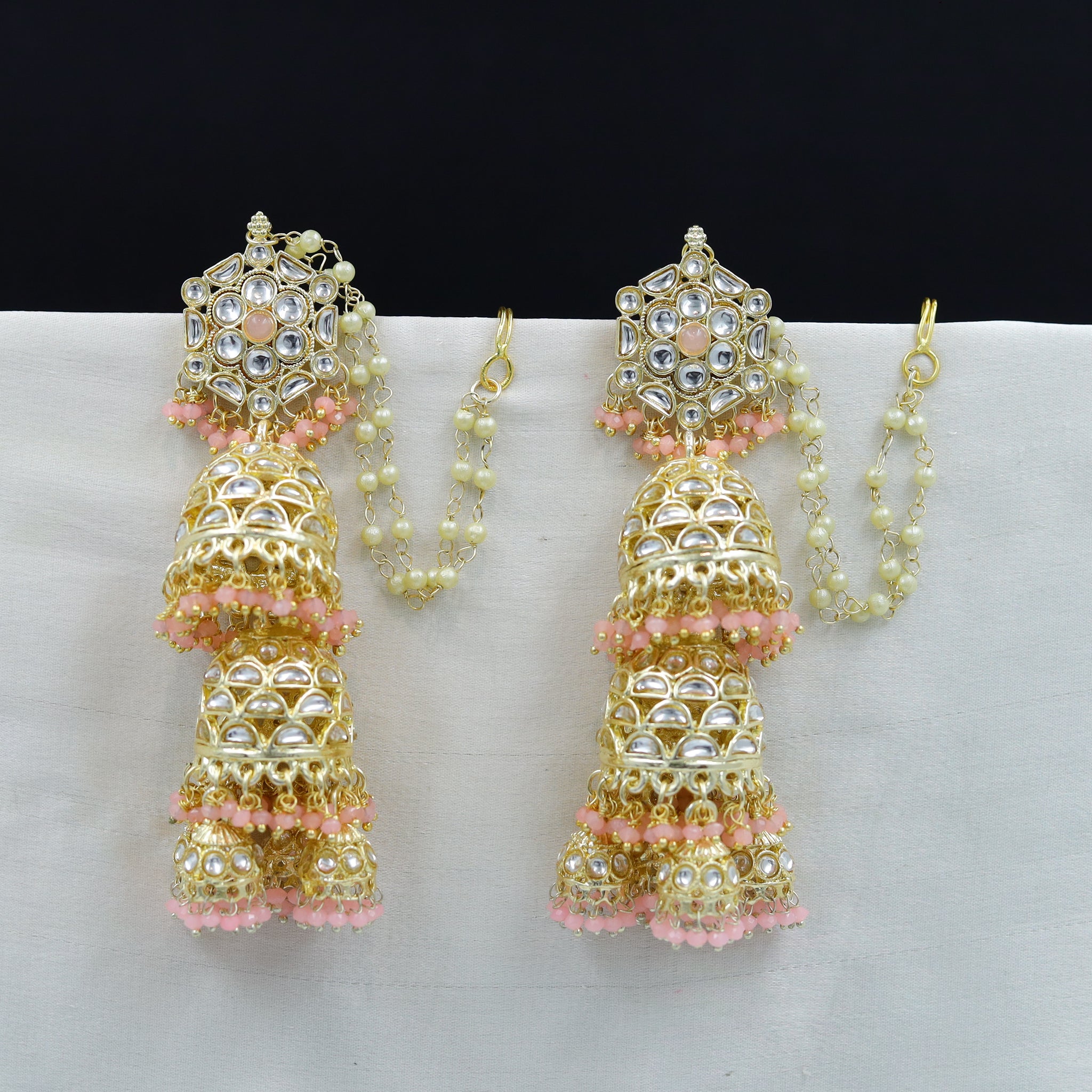 Jhumki Kundan Earring 6892-28