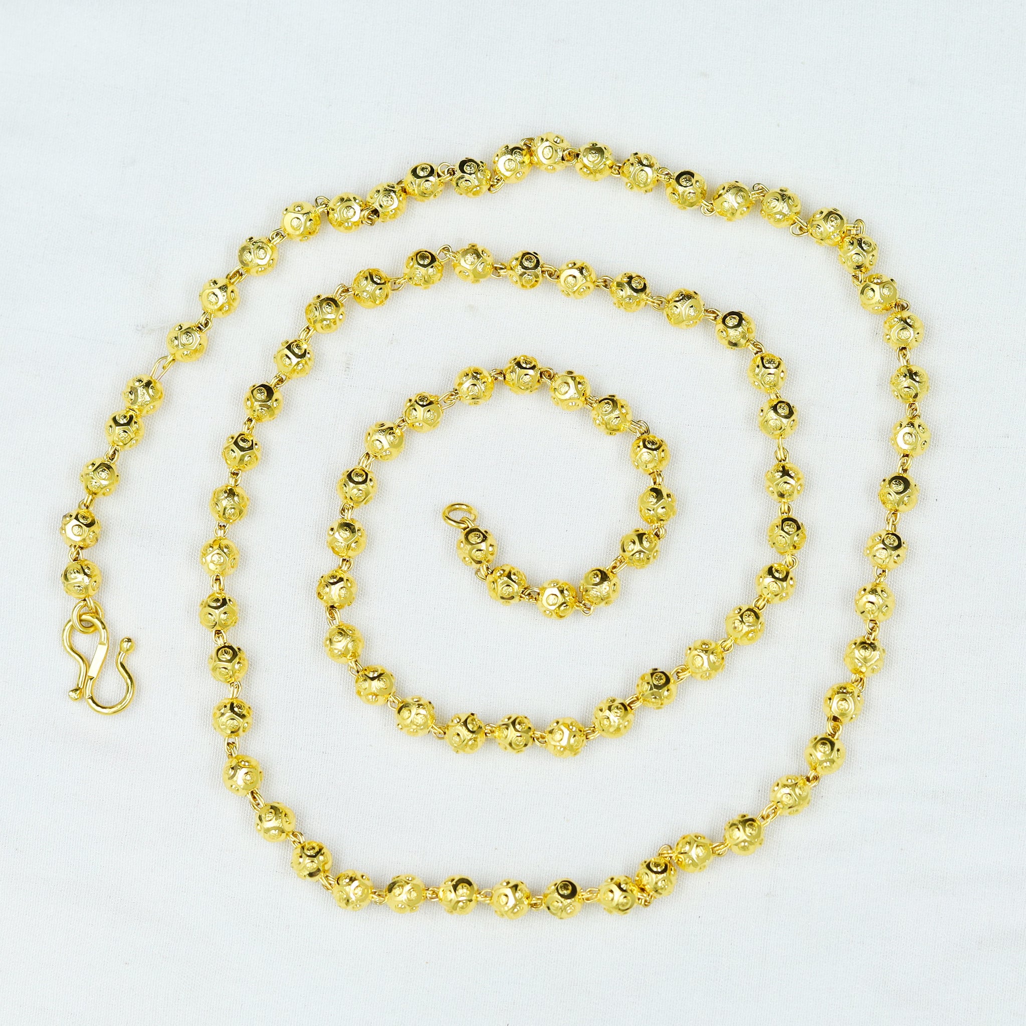 Gold Pearl Necklace Set