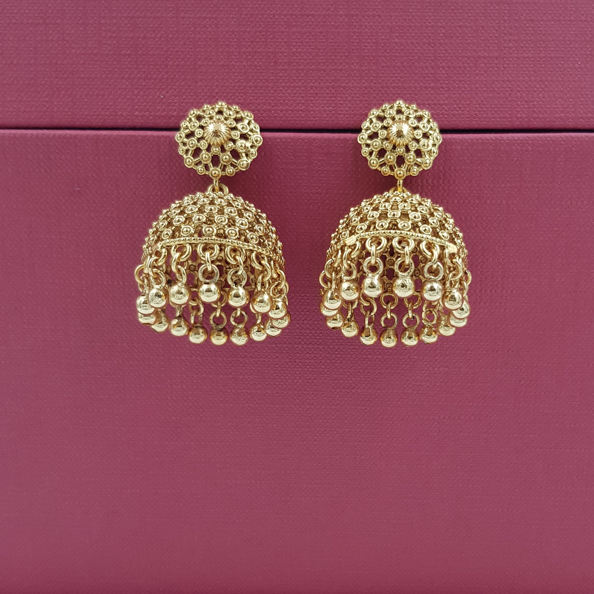 Gold Gold Look Earring - Dazzles Jewellery