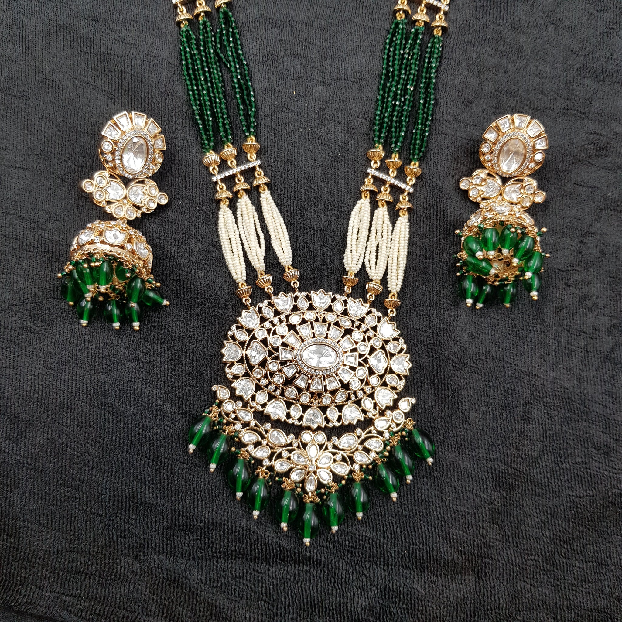 Heavy Kundan Pendant Set 7287-68