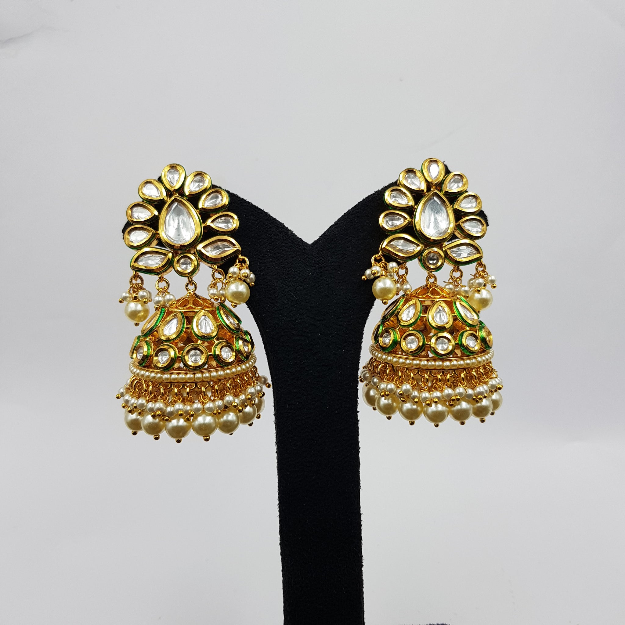 Jhumki Kundan Earring 10412-28