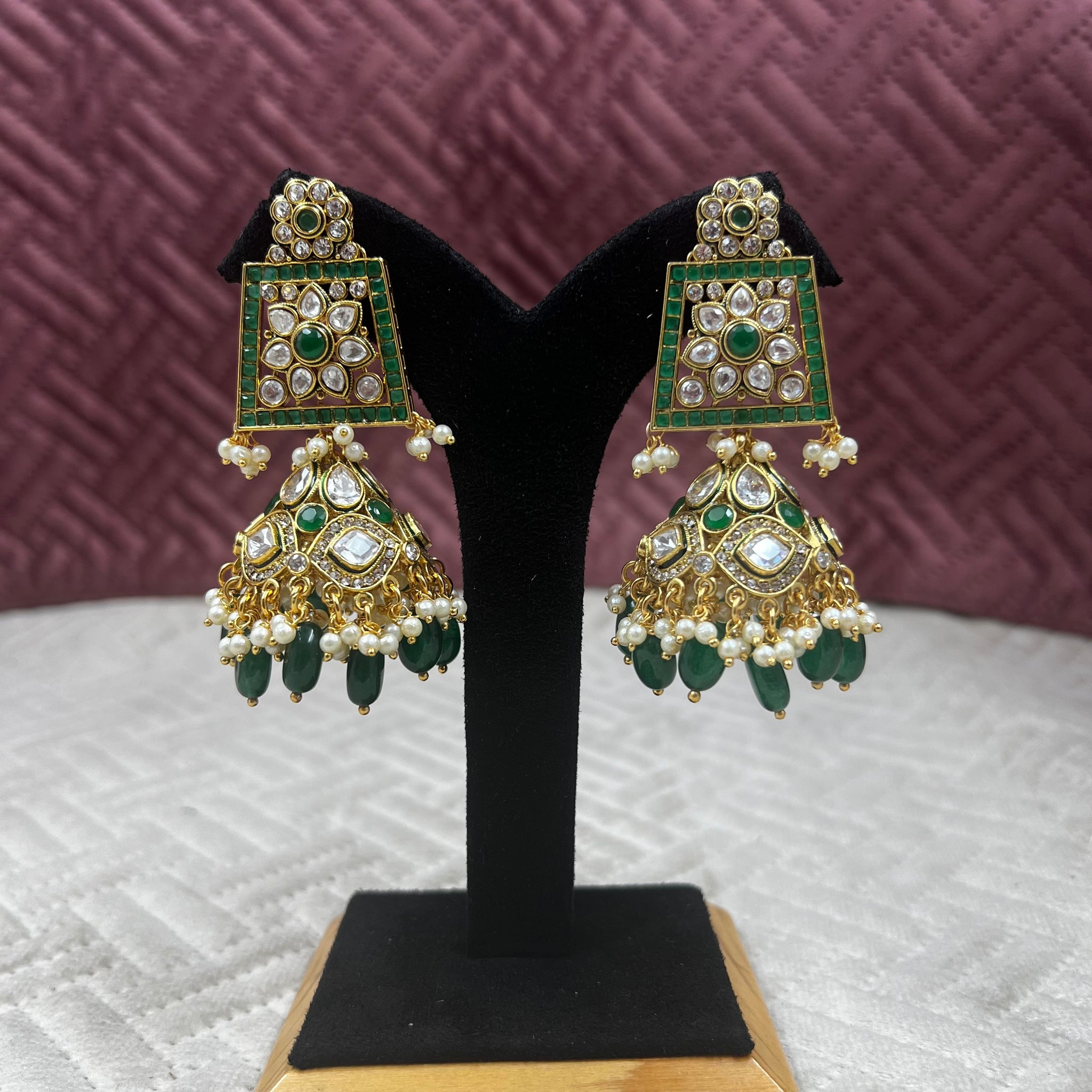 Jhumki Polki Earring 11033-21