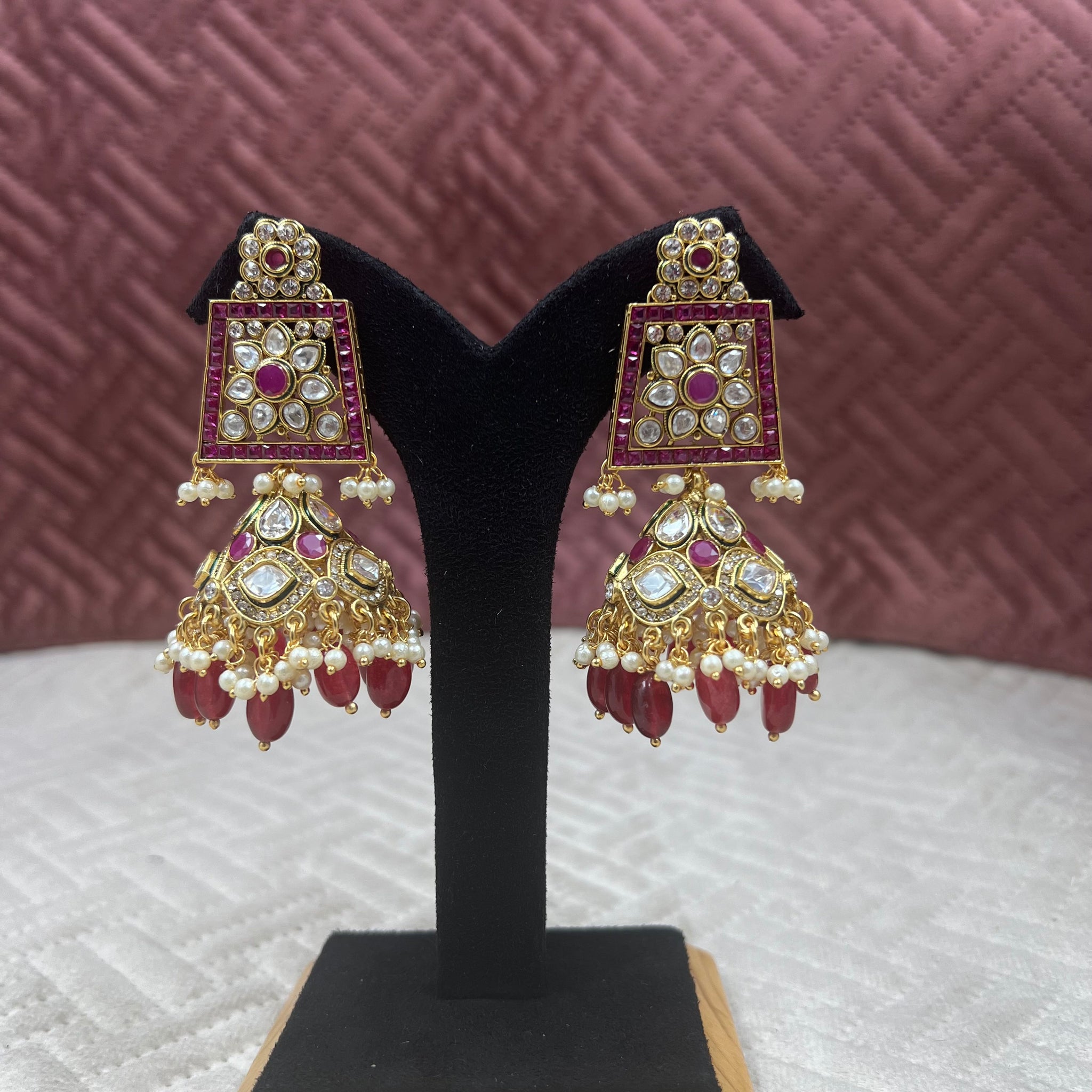 Jhumki Polki Earring 11033-21