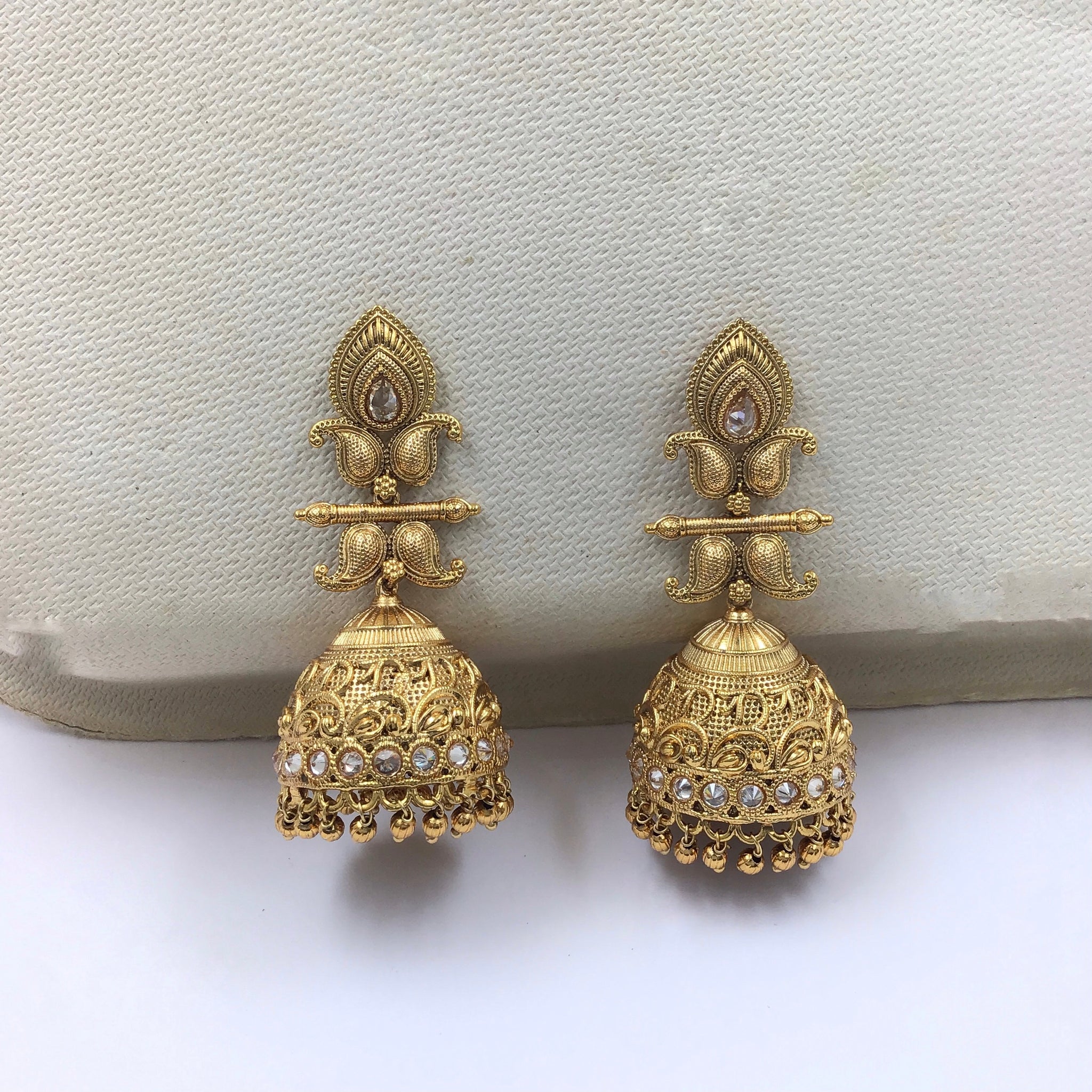 Gold look Jhumki 9766-4850