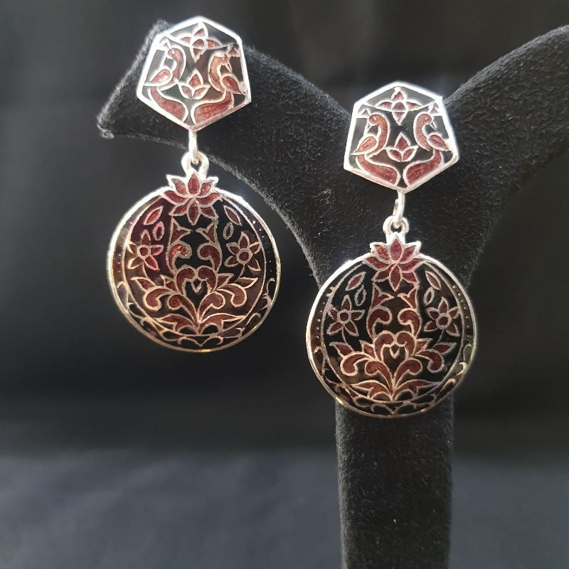 Multi Silver Earring  11905-8118