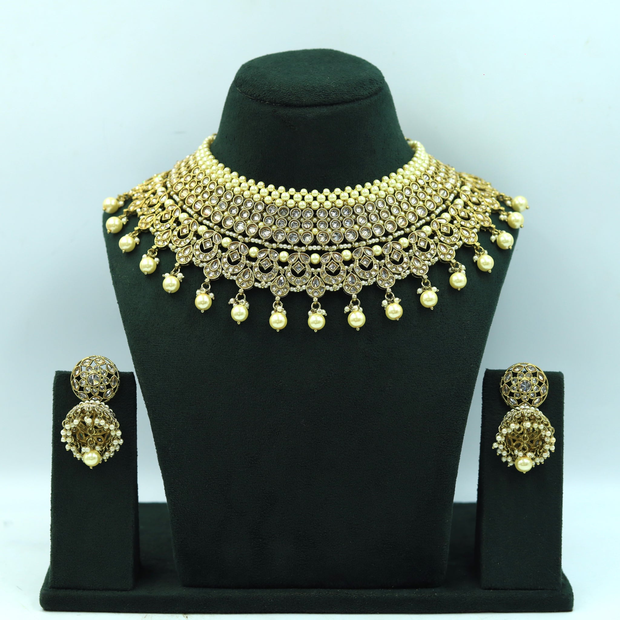 Round Neck Antique Necklace Set 3690-28