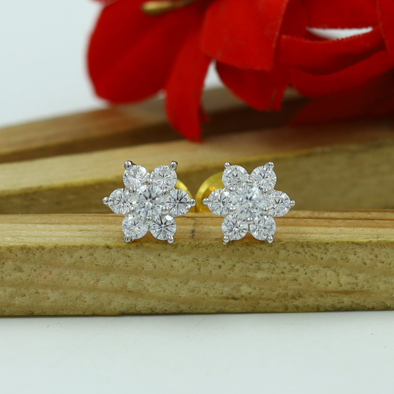 Tops/Studs Zircon/AD Earring 15305-69