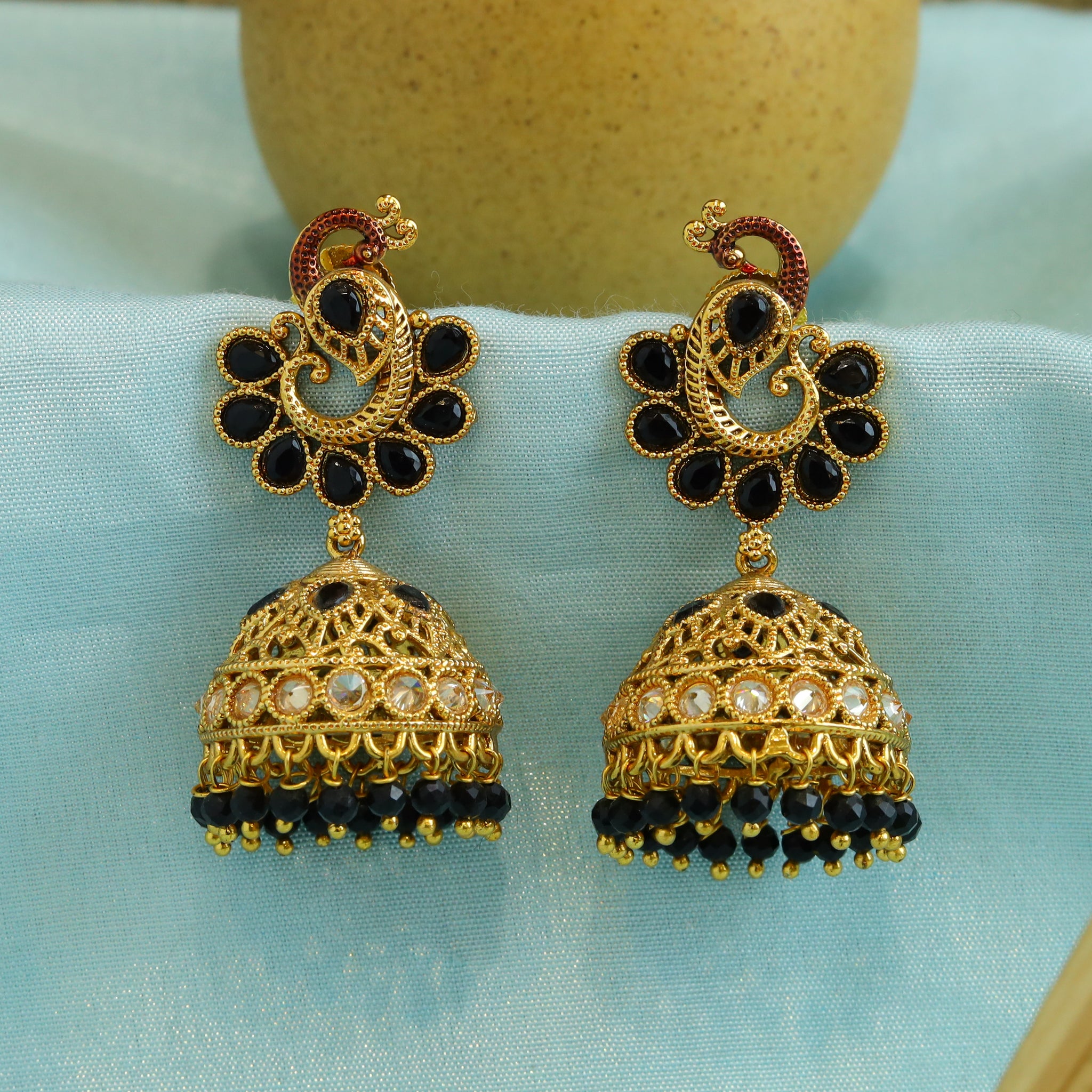 Black Gold Look Earring 11088-6992