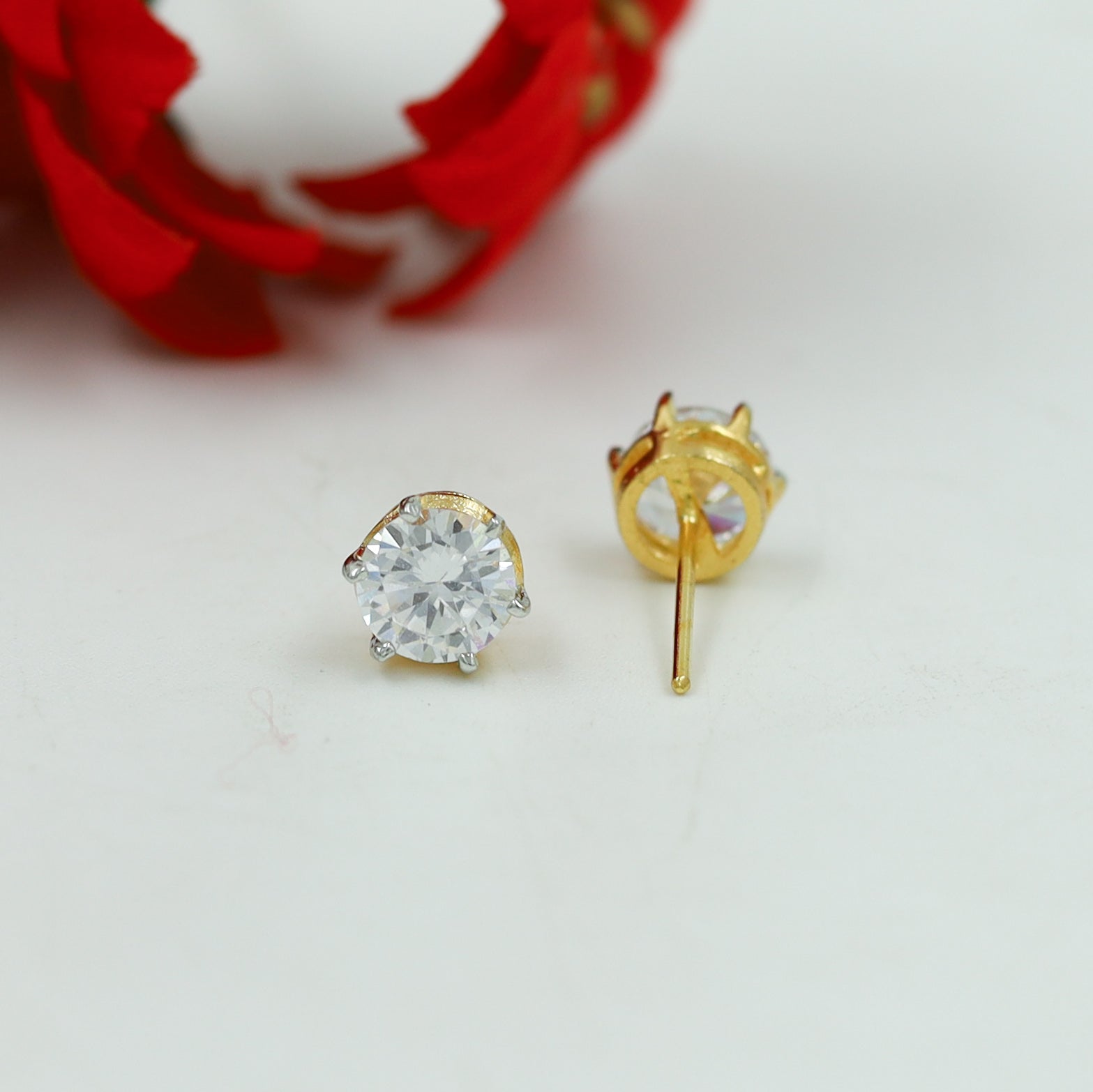 Tops/Studs Zircon/AD Earring 15265-69