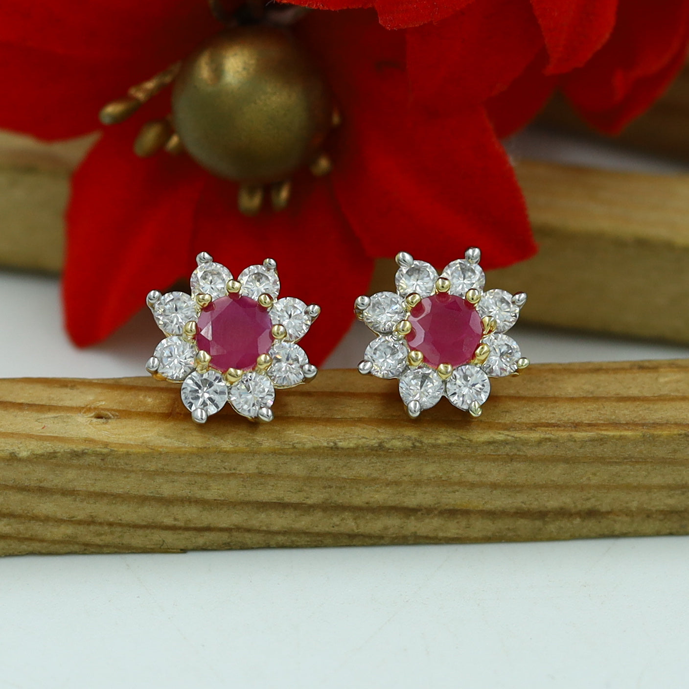 Tops/Studs Zircon/AD Earring 15260-69