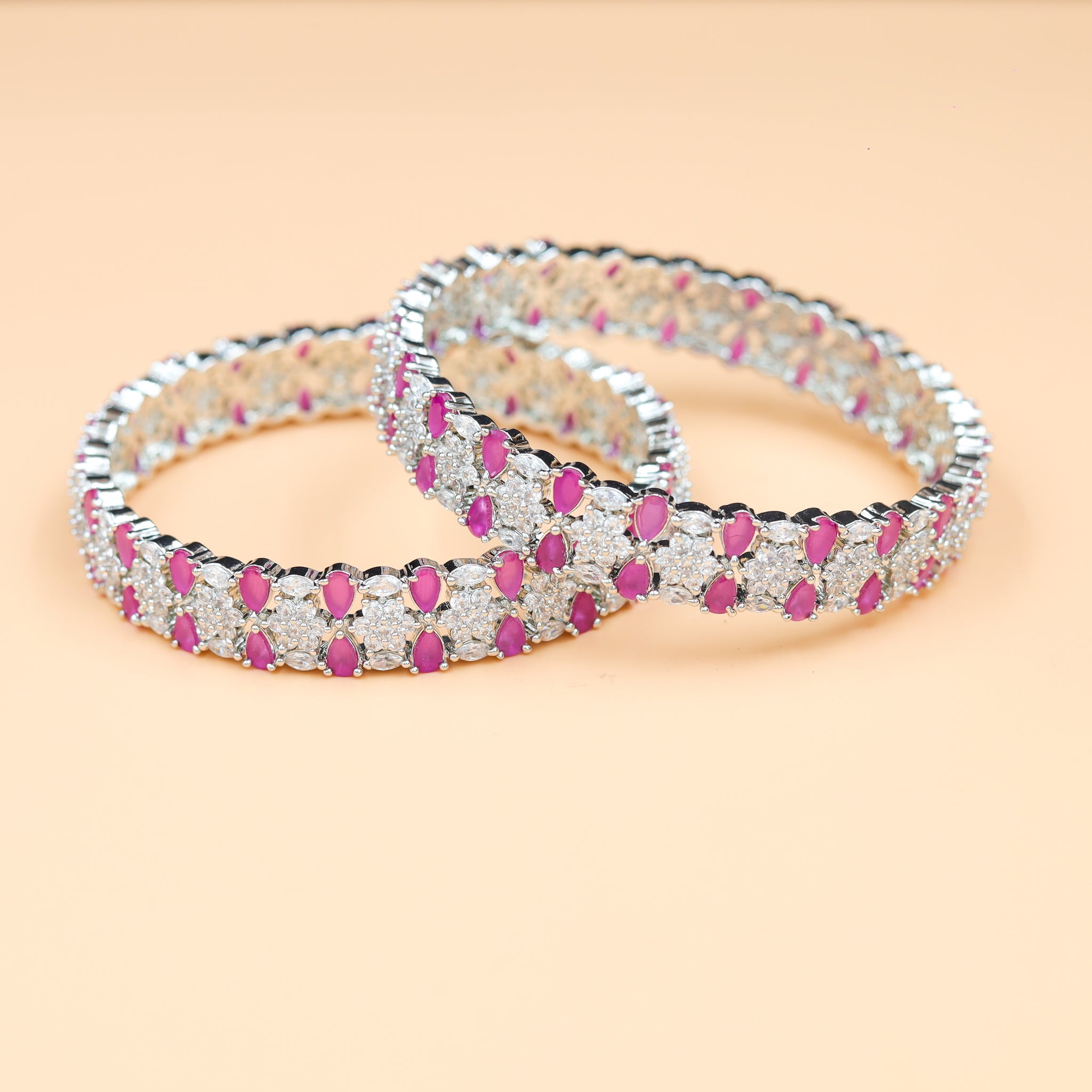 Zircon/AD Bangles/Kada 10146-4