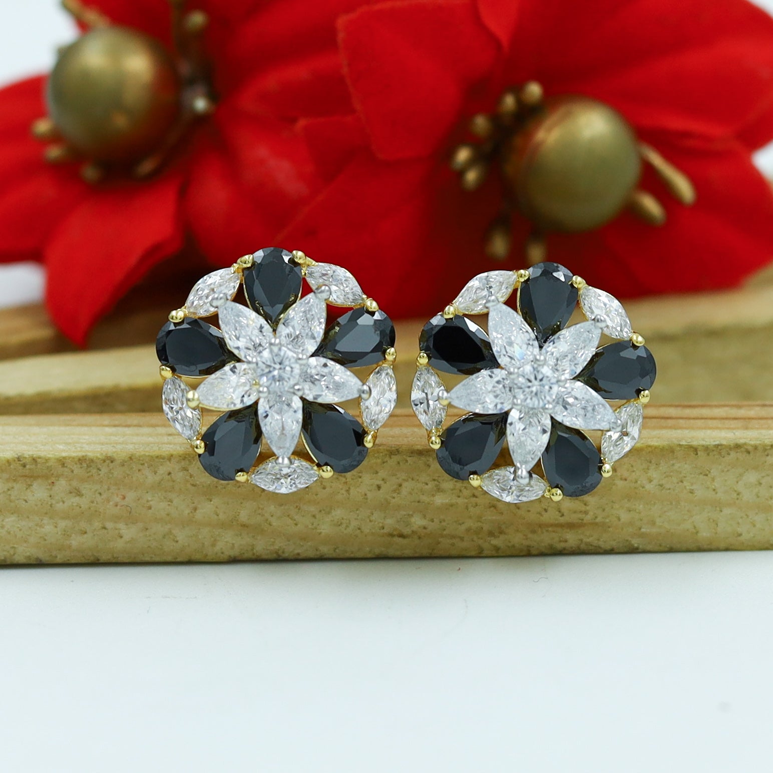 Tops/Studs Zircon/AD Earring 15287-69