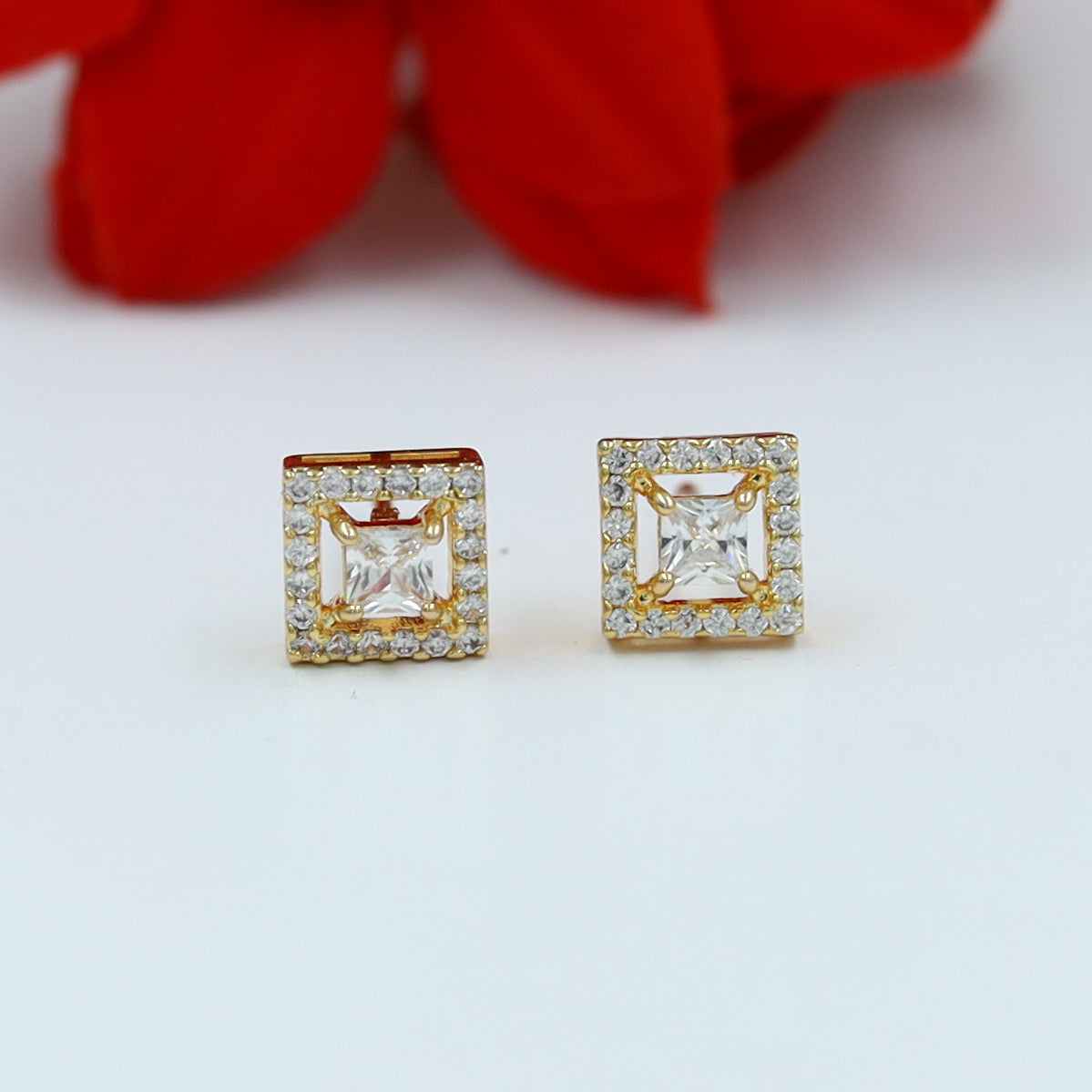 Tops/Studs Zircon/AD Earring 15152-05