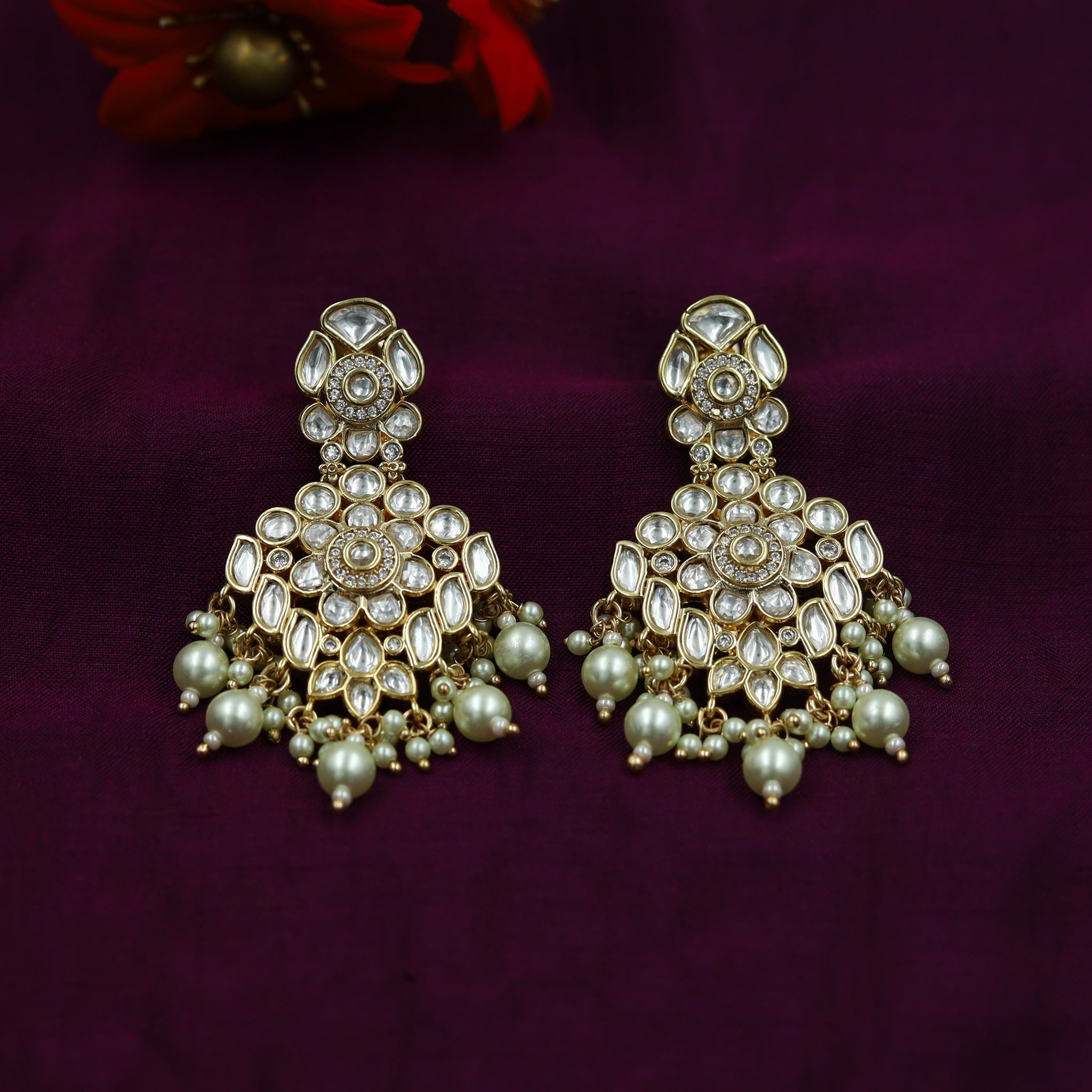 Gold Plated Danglers 15788-28