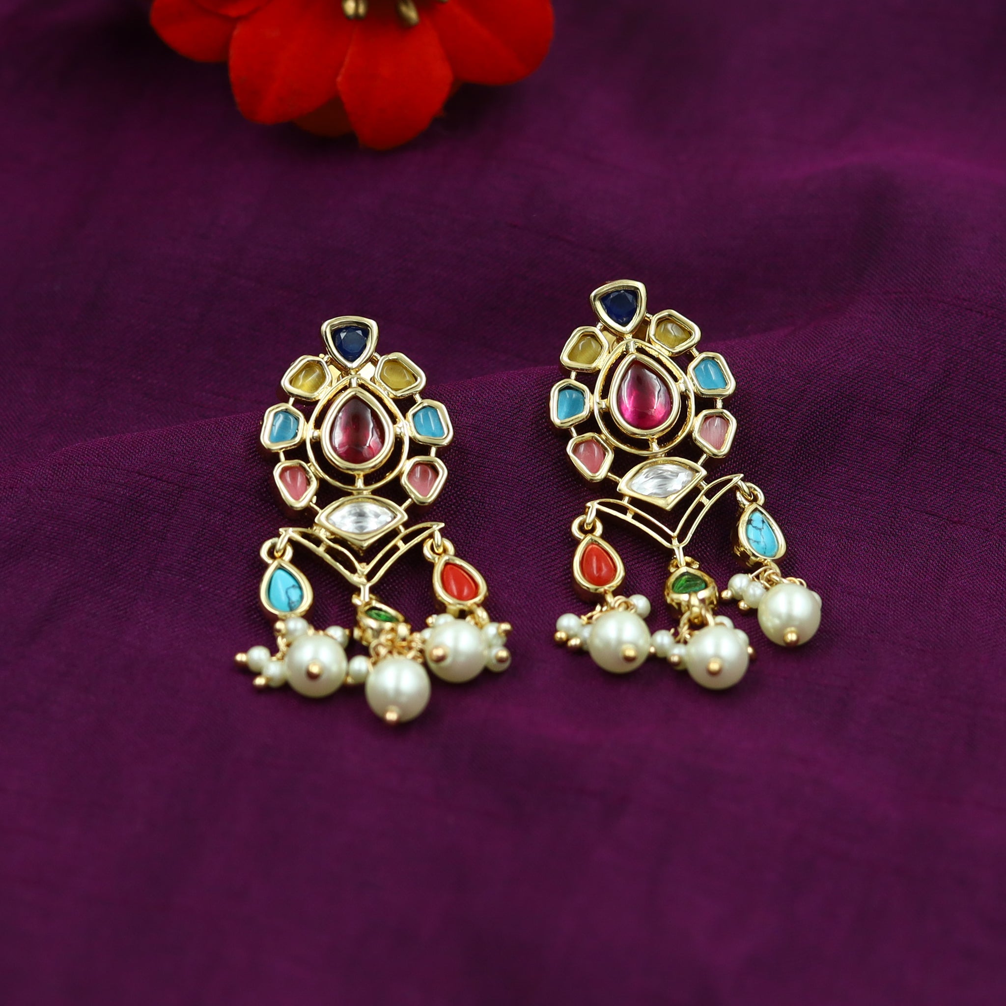 Gold Plated Light Earring 15784-28