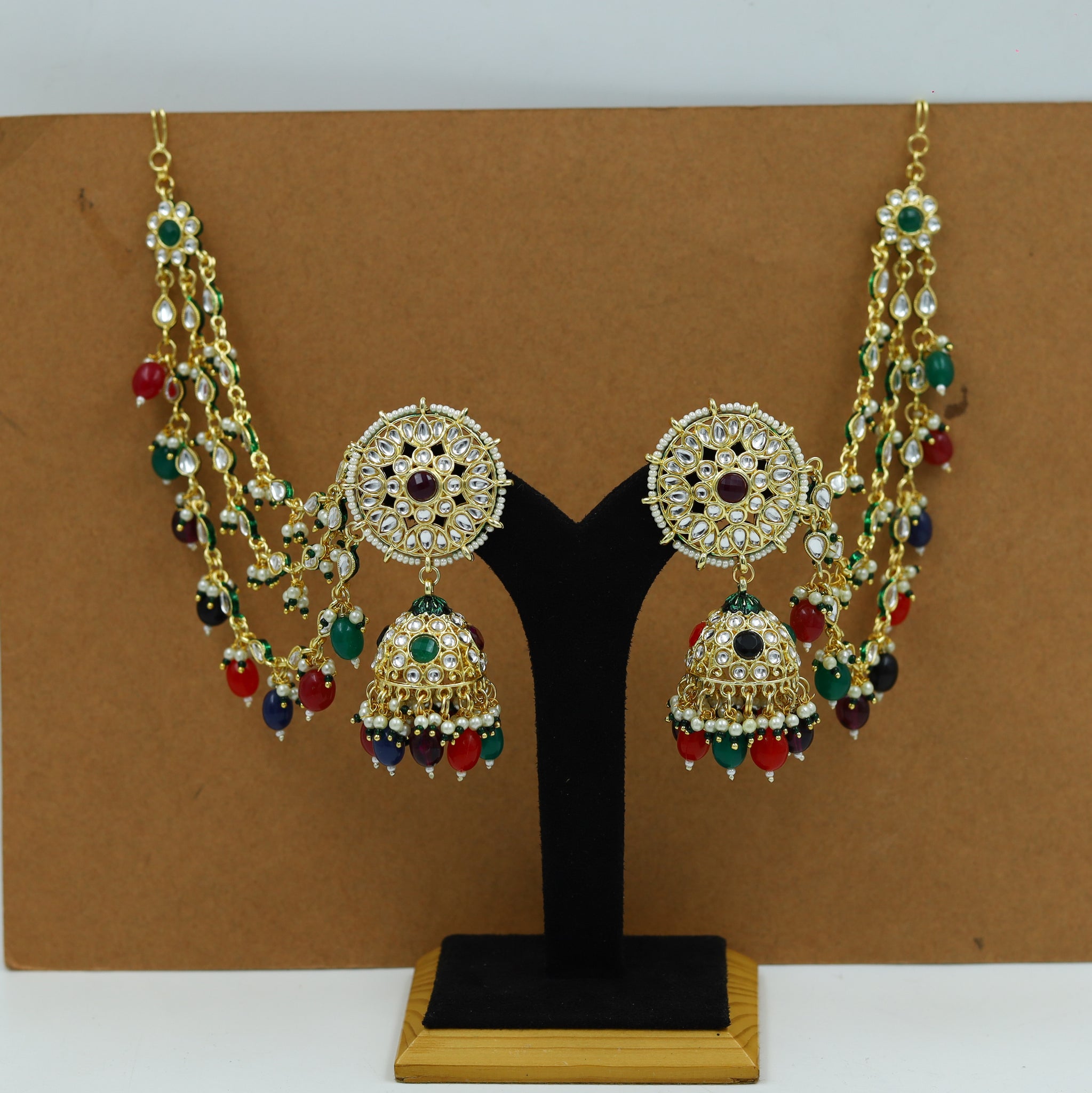 Jhumki Kundan Earring 15909-28