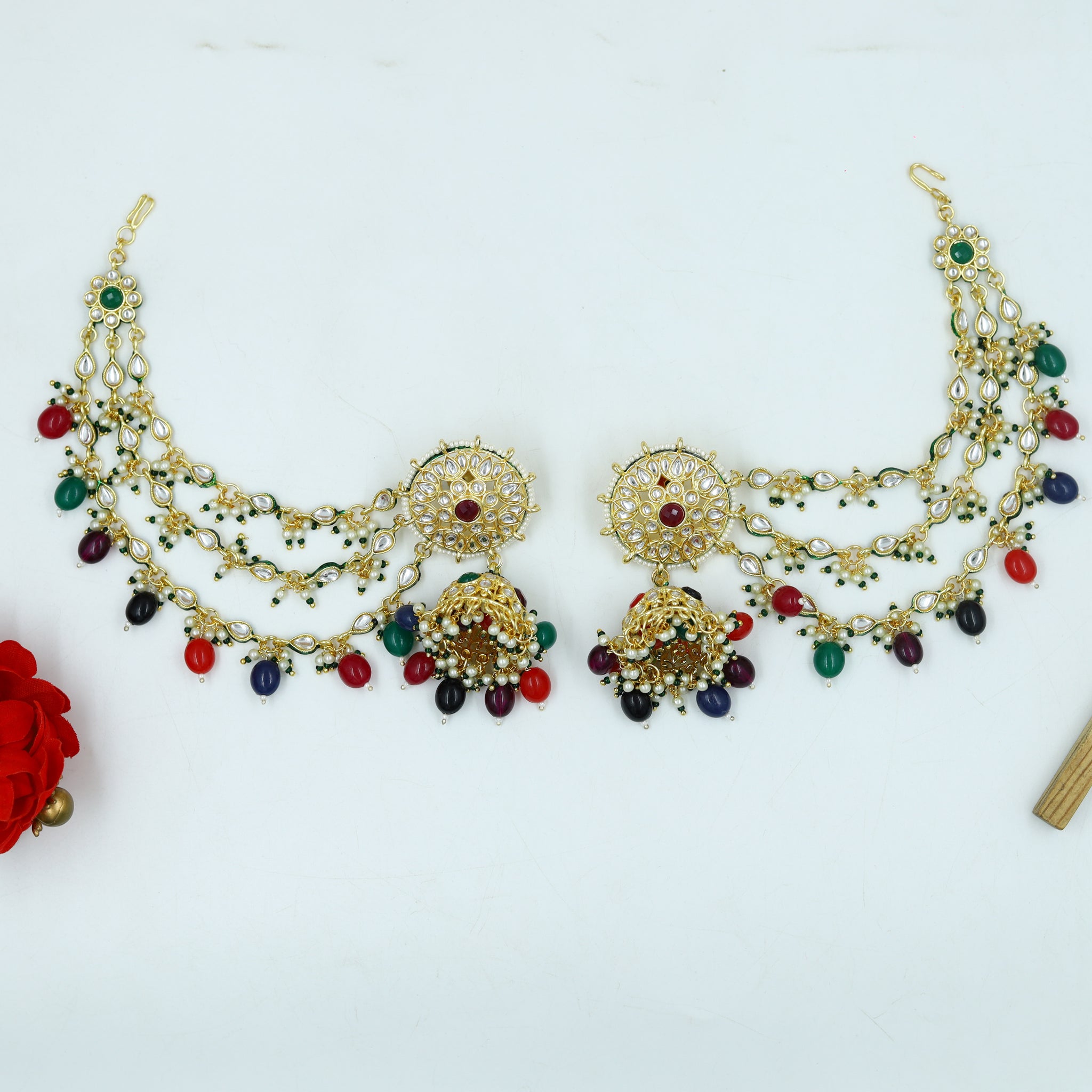 Jhumki Kundan Earring 15909-28