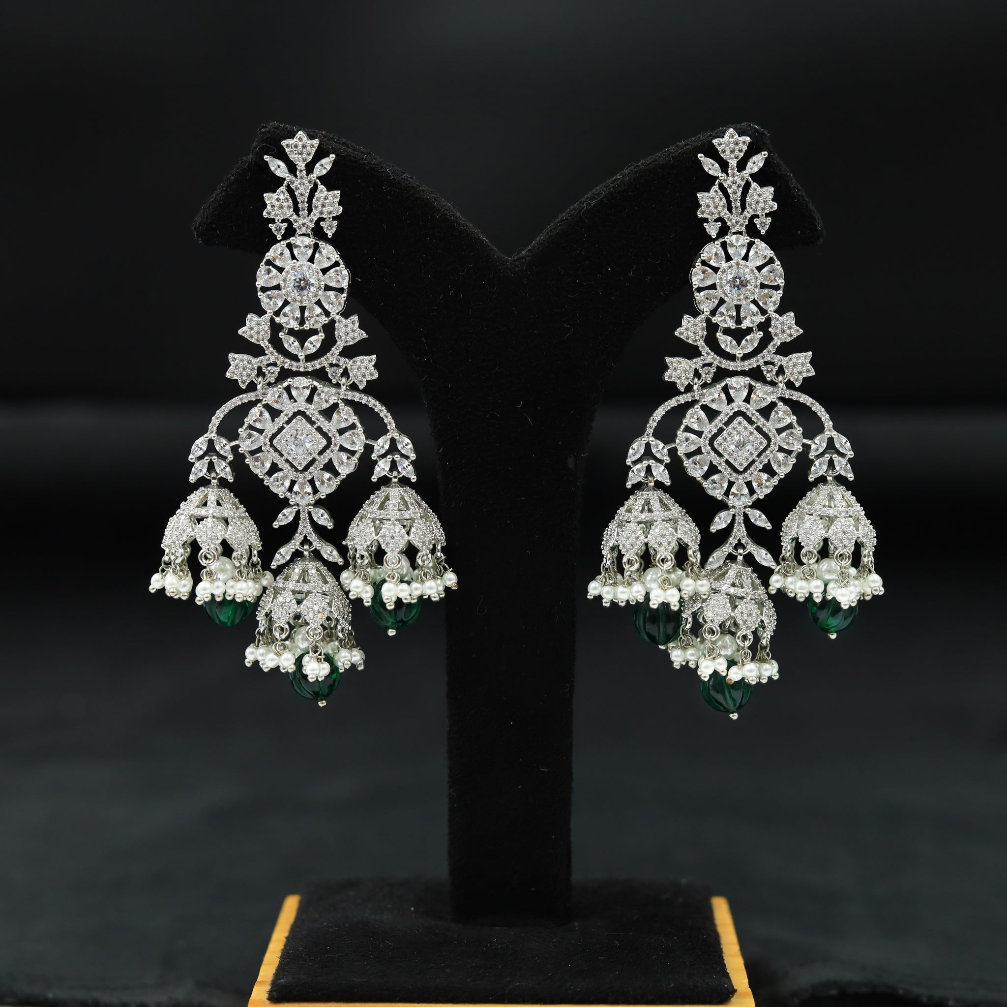 Danglers Zircon/AD Earring 10151-4