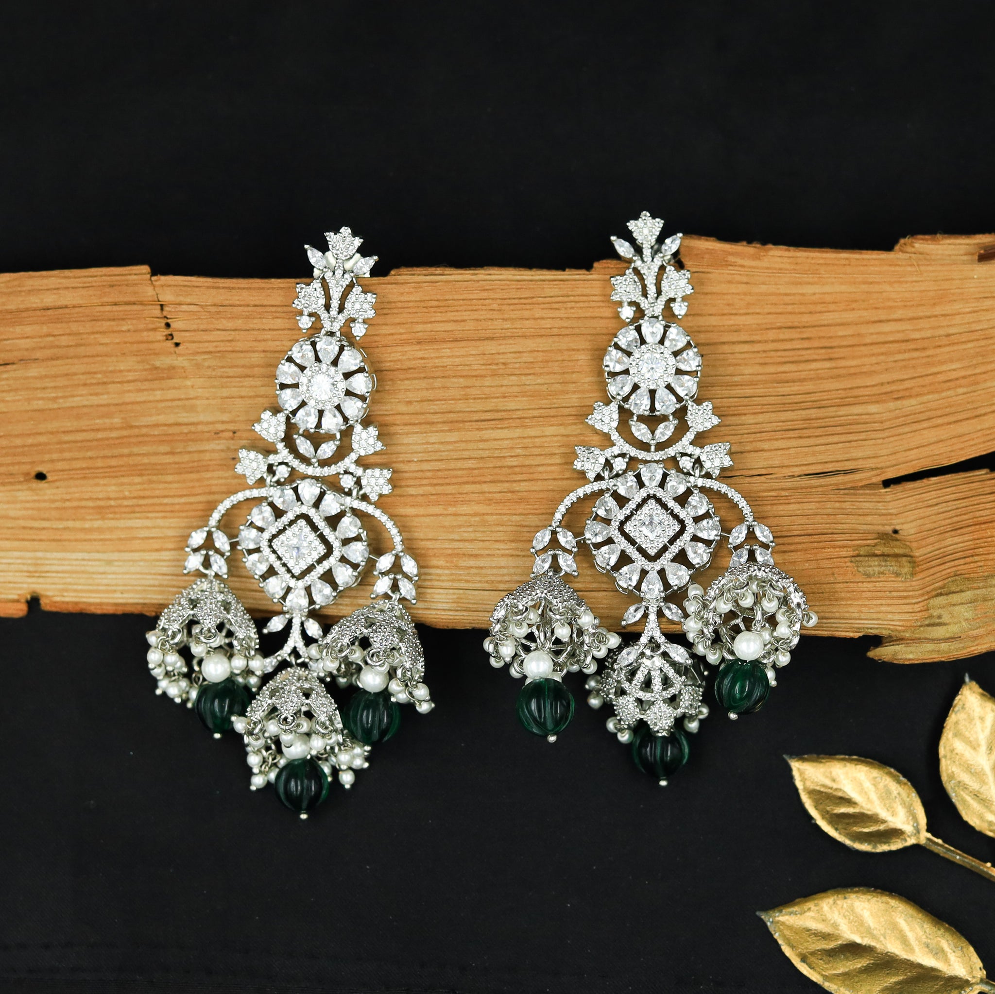 Danglers Zircon/AD Earring 10151-4