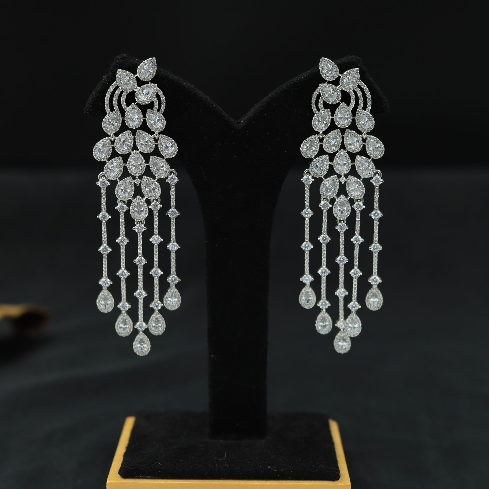 Danglers Zircon/AD Earring 10734-69