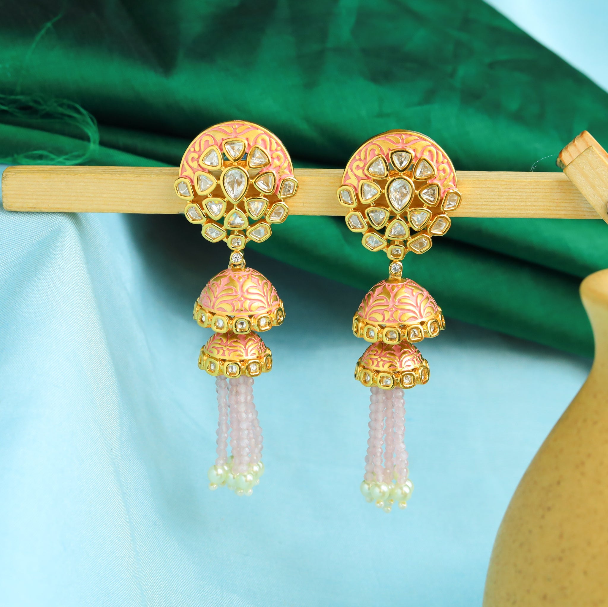 Kundan Meenakari Earring 10791-6570