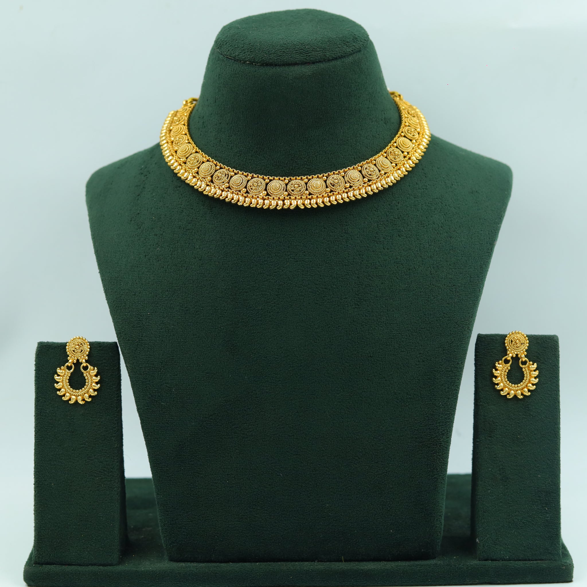 Gold Look Necklace Set 15037-33