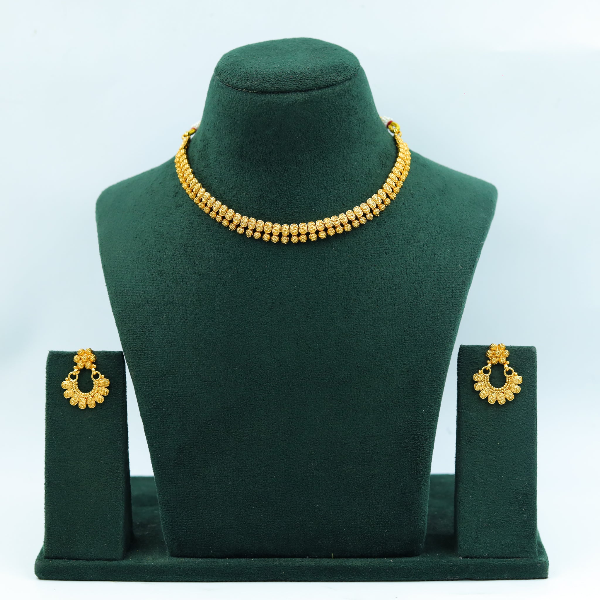 Gold Look Necklace Set 15036-33