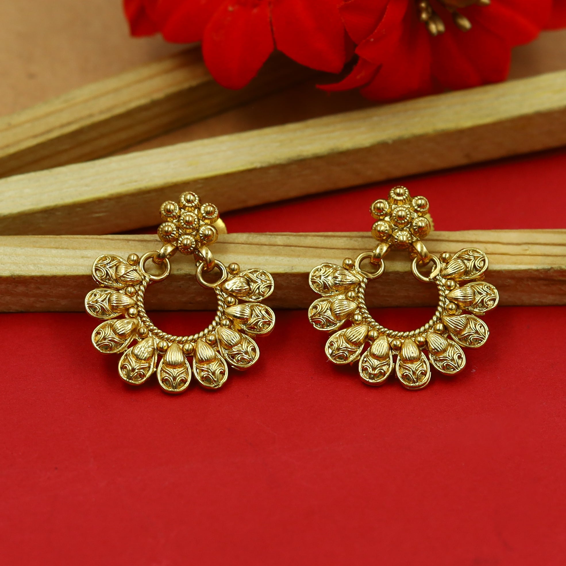 Gold Look Necklace Set 15044-33