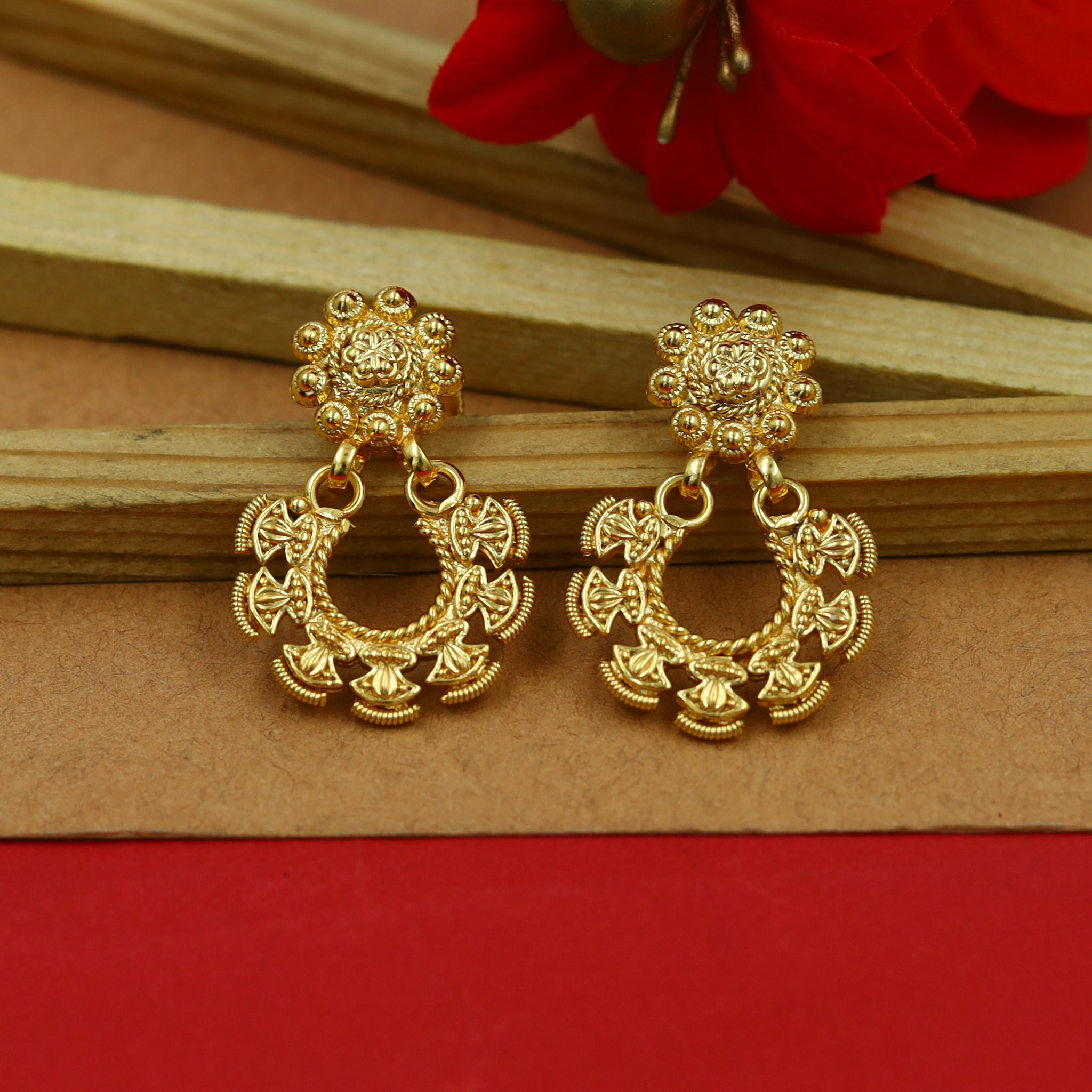 Gold Look Necklace Set 15043-33