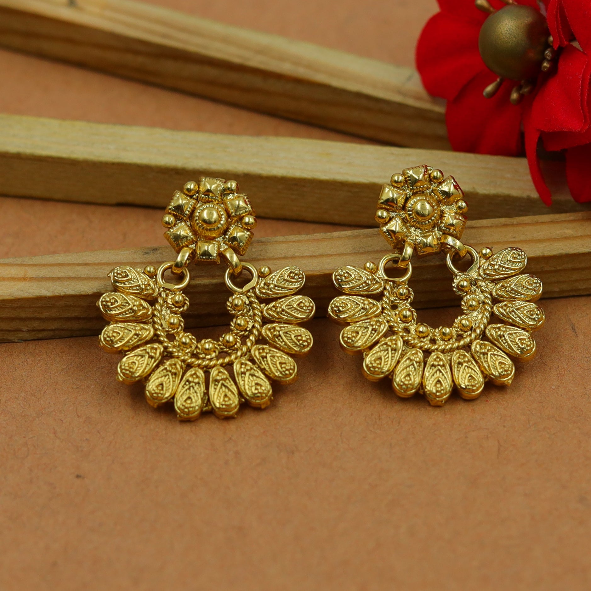 Gold Look Necklace Set 15046-33