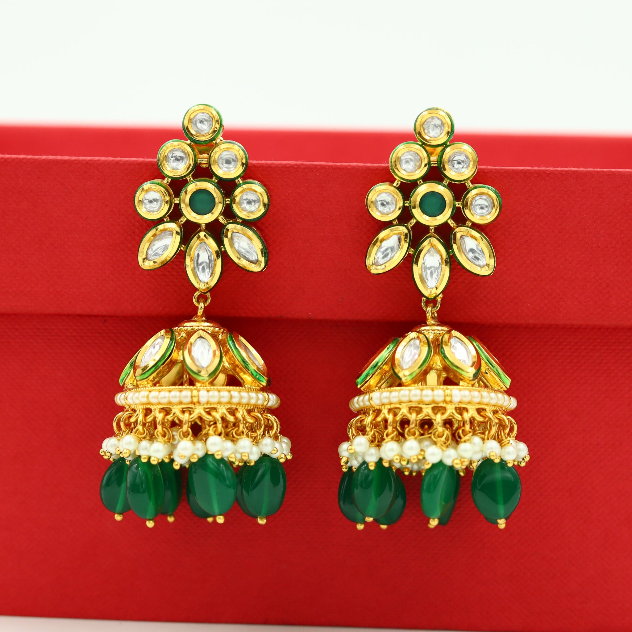 Jhumki Kundan Earring 3993-28