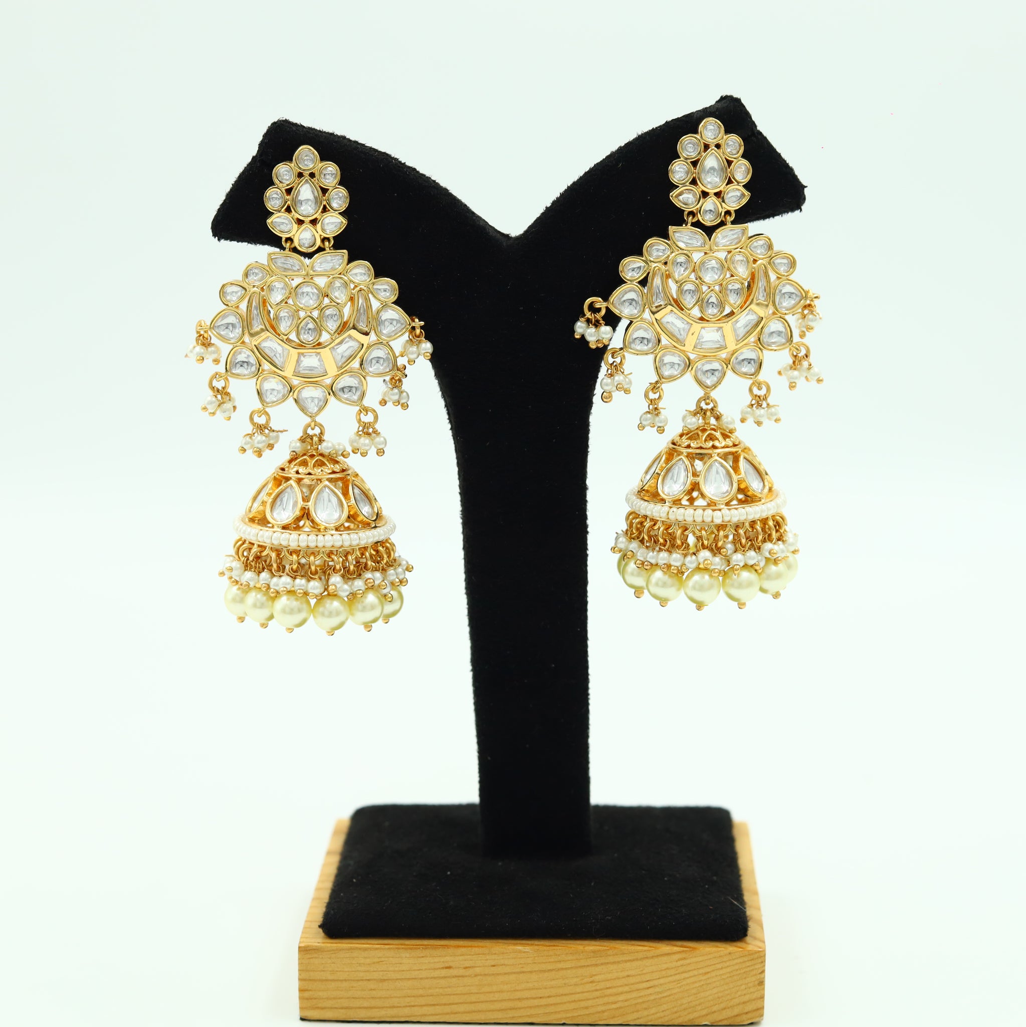 Jhumki Kundan Earring 10413-28