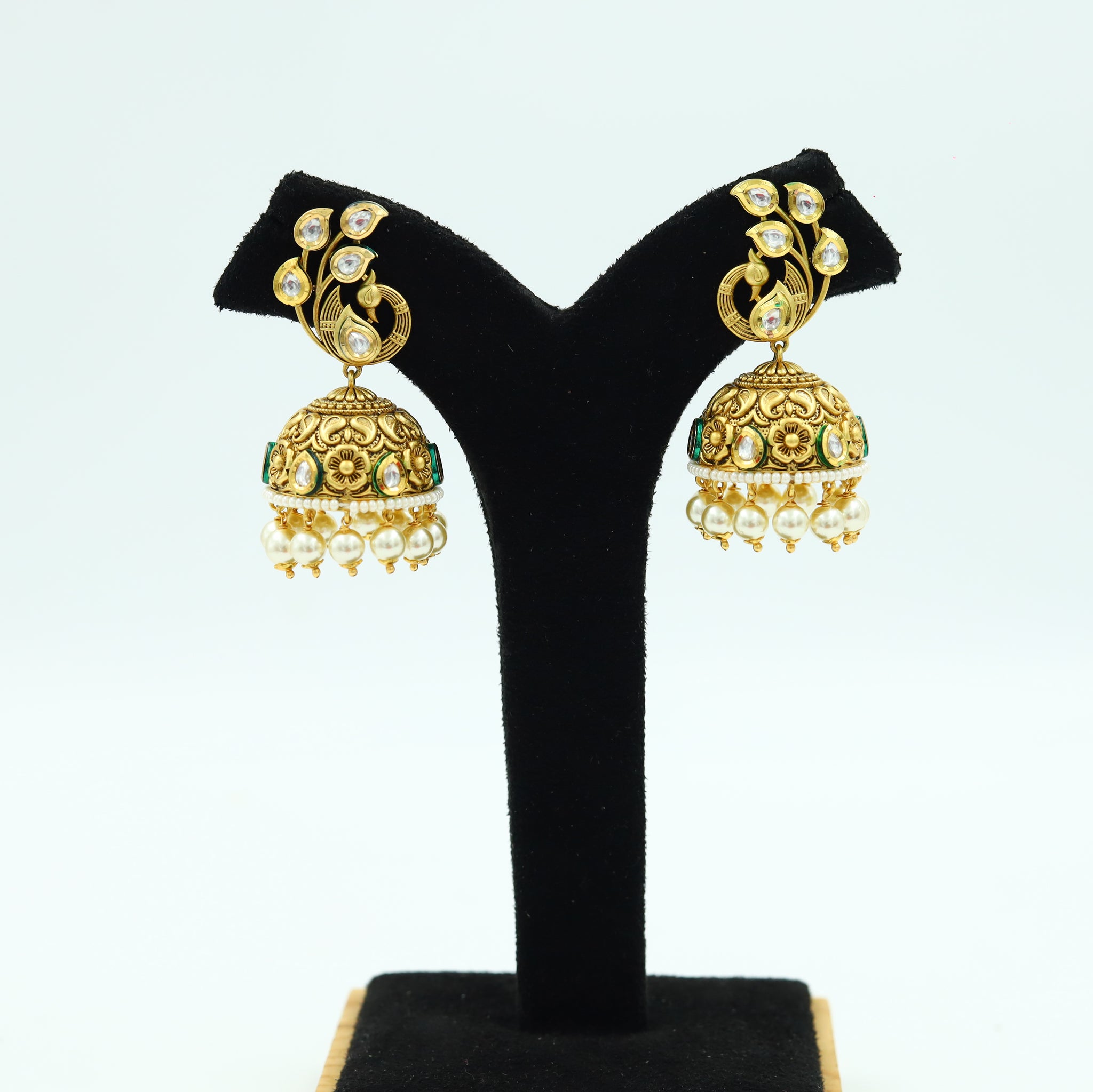 Jhumki Kundan Earring 3975-28