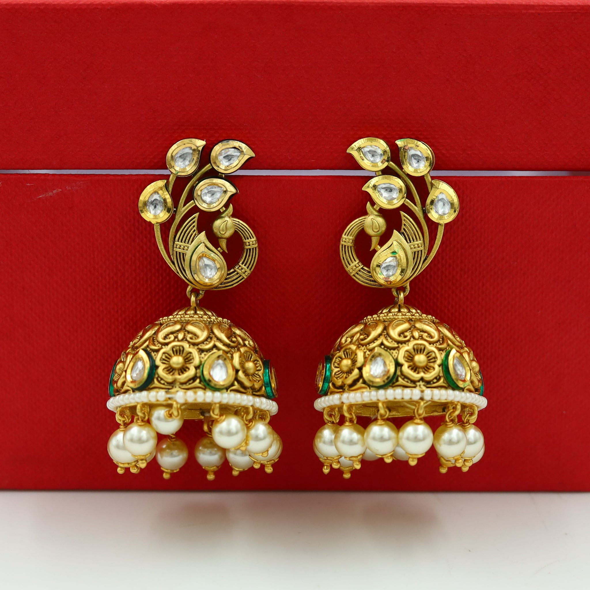 Jhumki Kundan Earring 3975-28