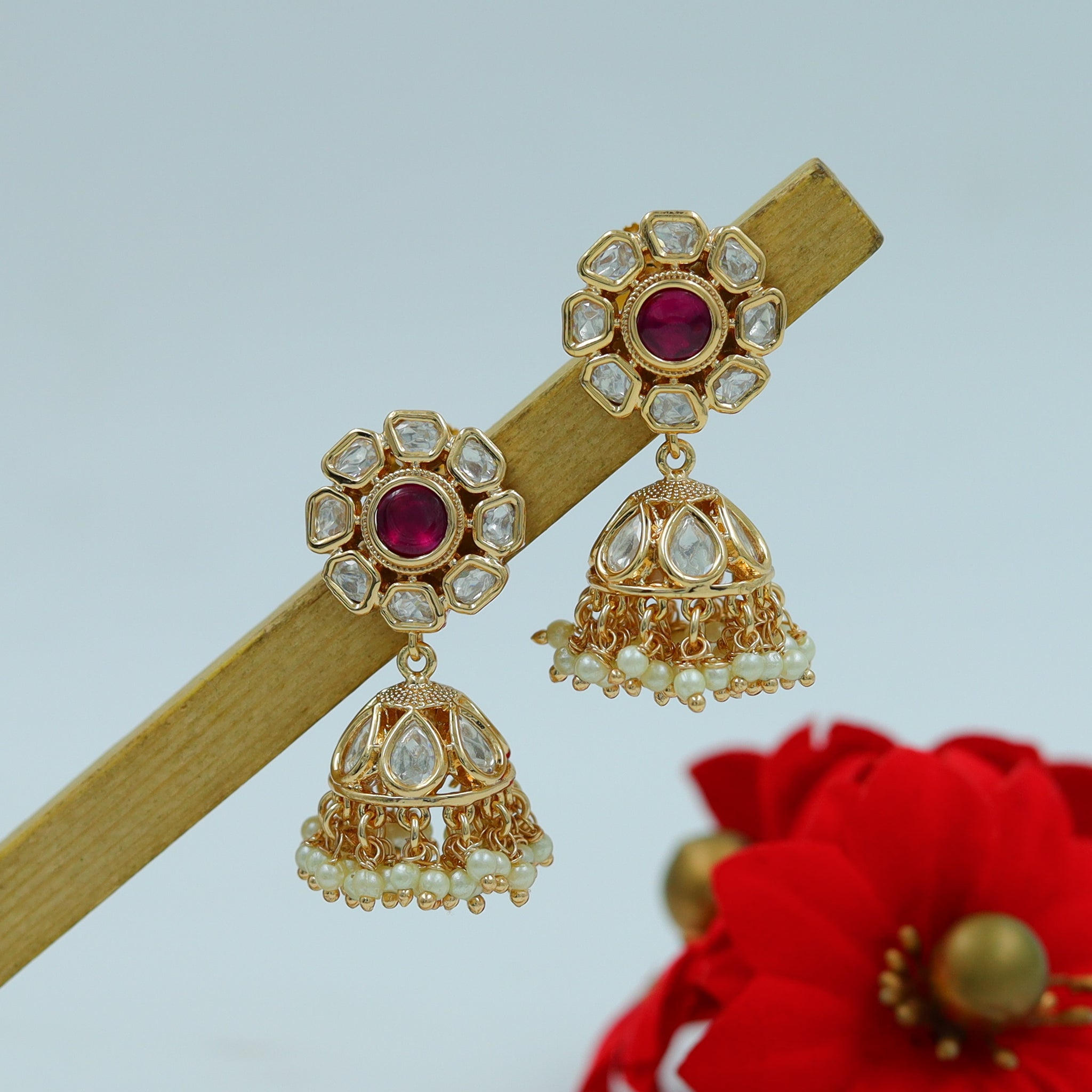 Gold Plated Jhumki 15778-28