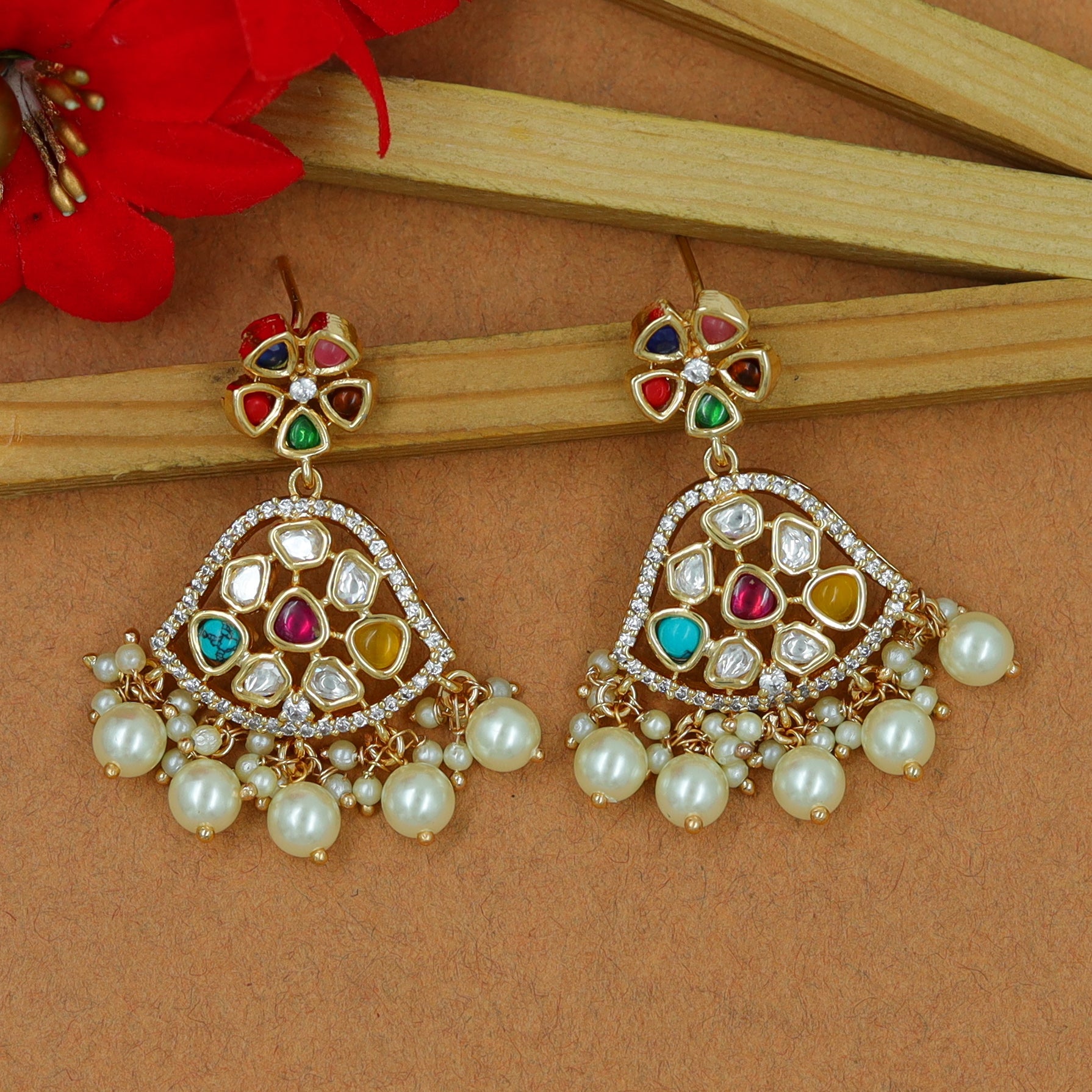 Gold Plated Light Earring 15786-28