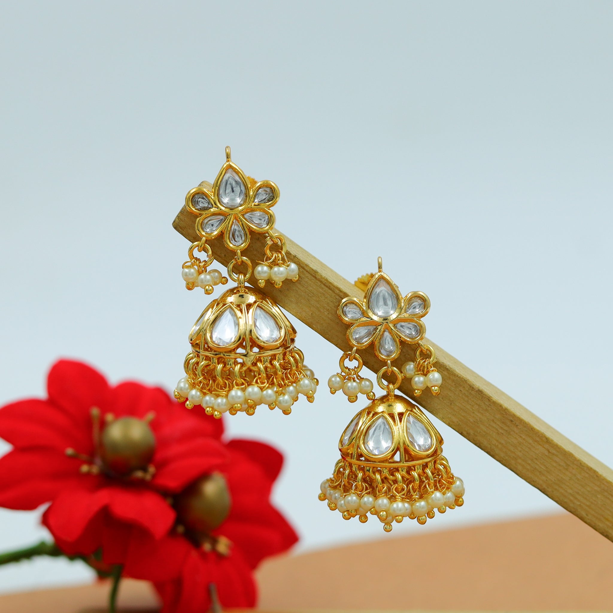 Gold Plated Jhumki 15789-28