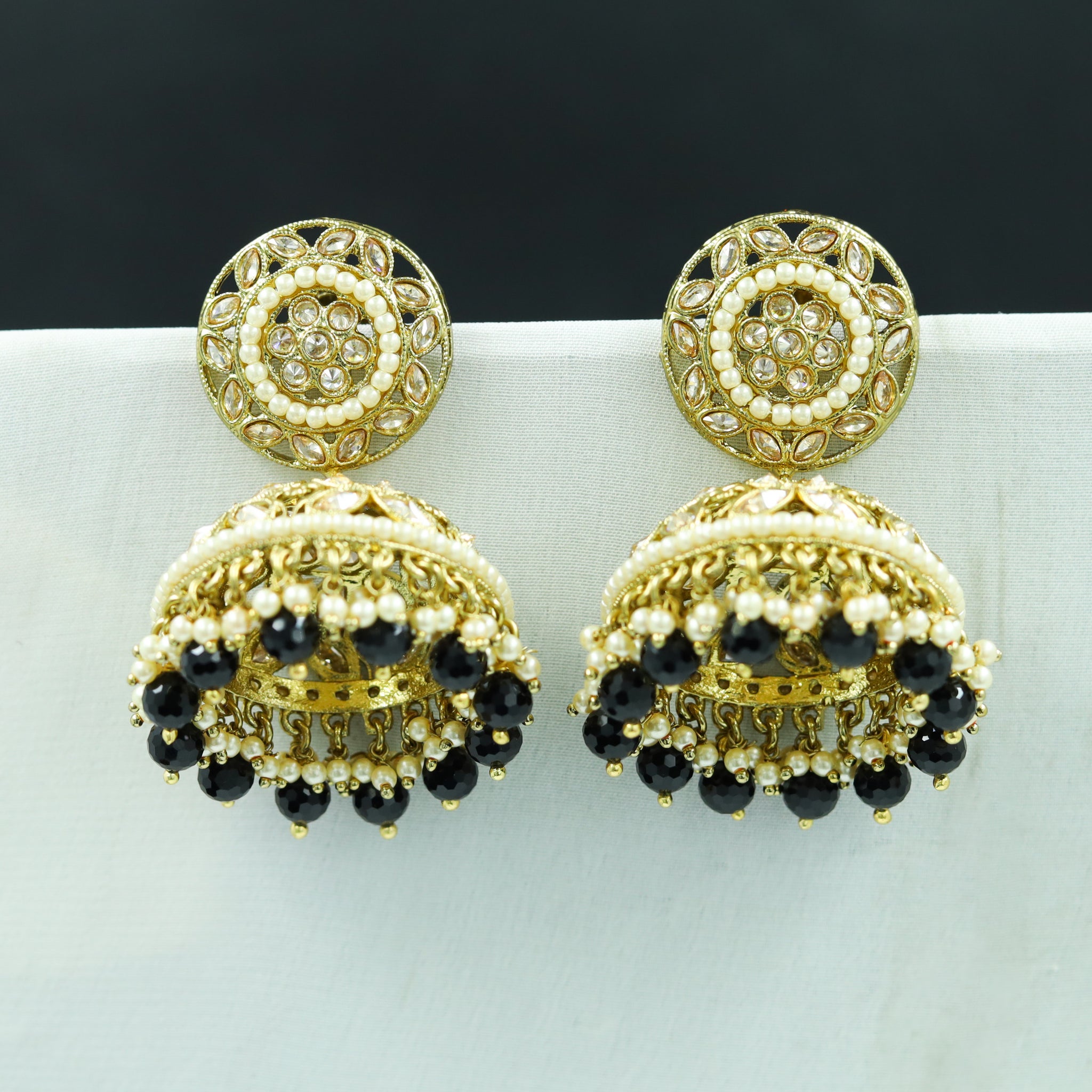 Black Gold Look Earring 1066-5475