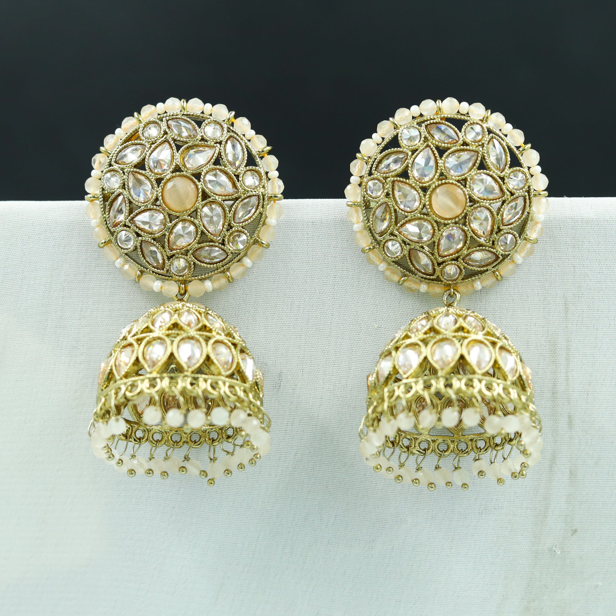 Peach Gold Look Earring  17967-5149