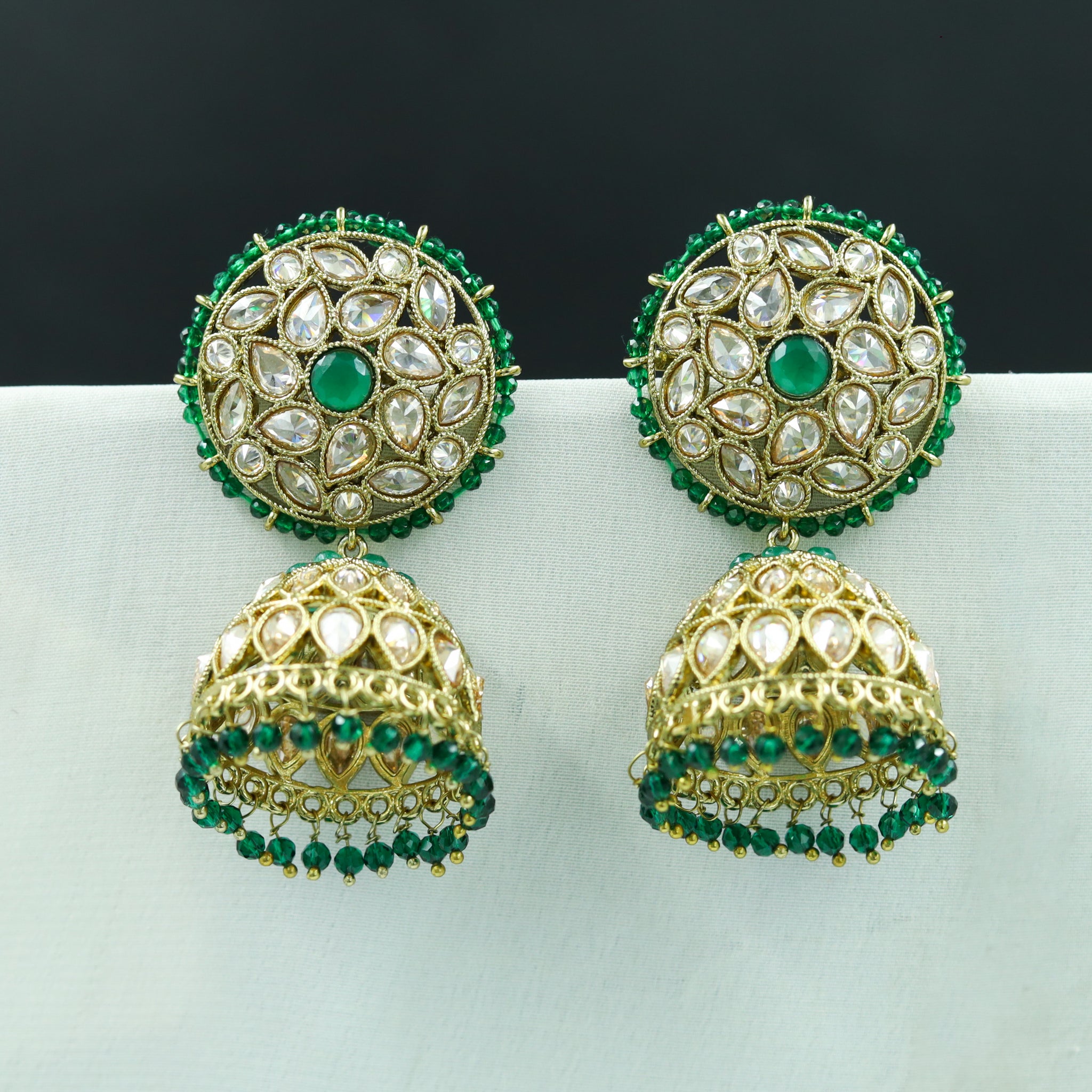 Green Gold Look Earring 17964-5146