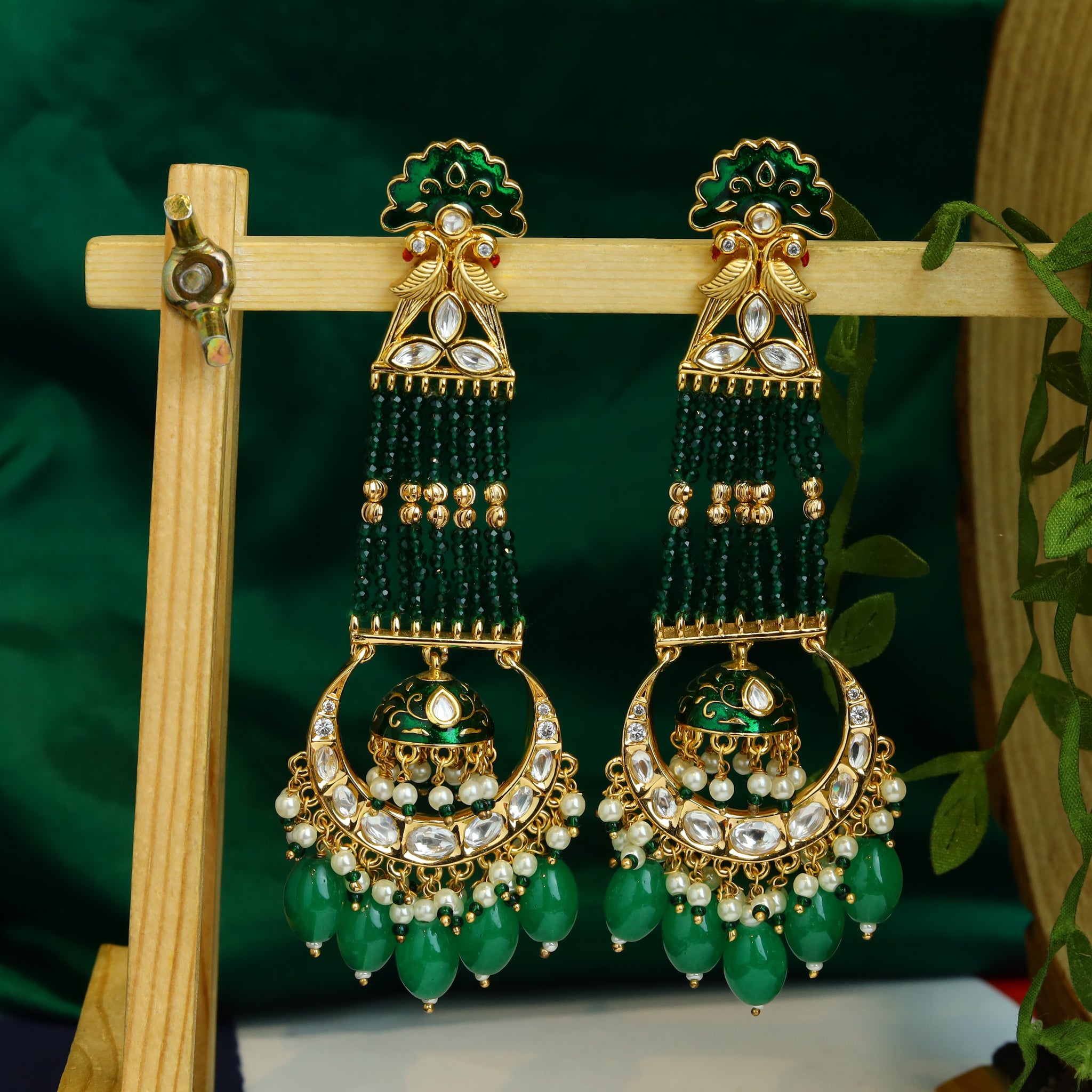 Chandbali Kundan Earring 7547-34