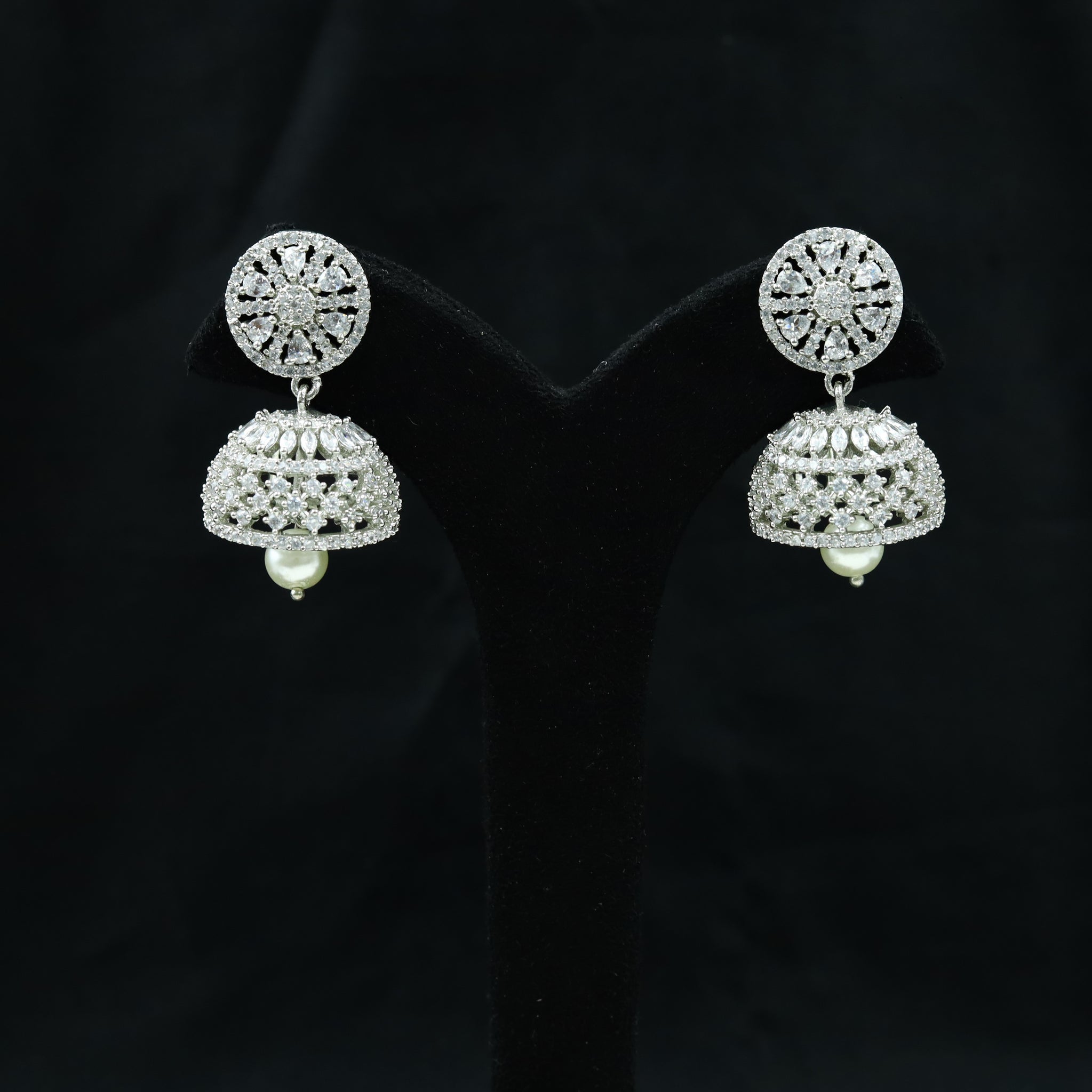 Silver Zircon/AD Earring 18055-5237