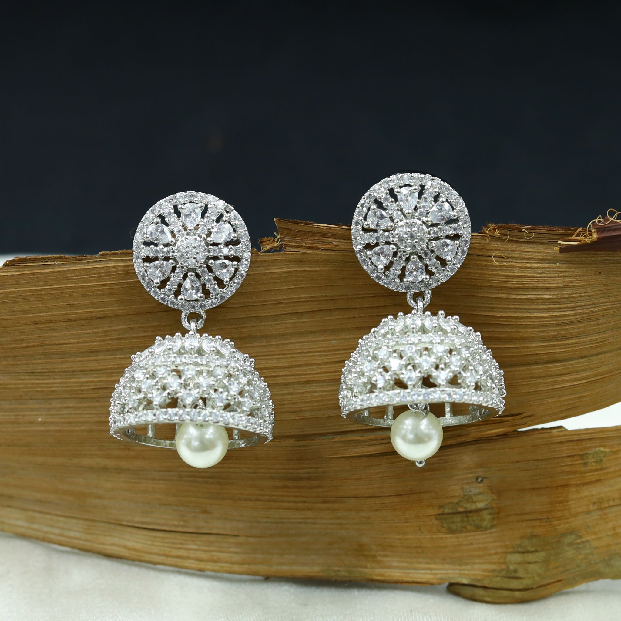 Silver Zircon/AD Earring 18055-5237