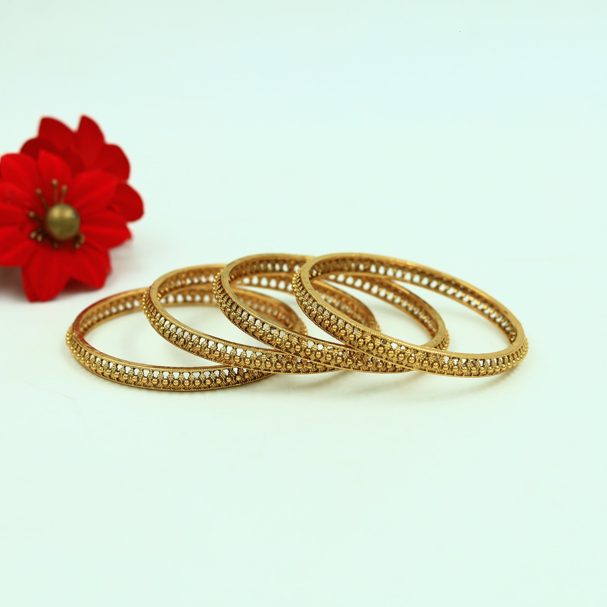 Gold Look Bangles/Kada 12050-28