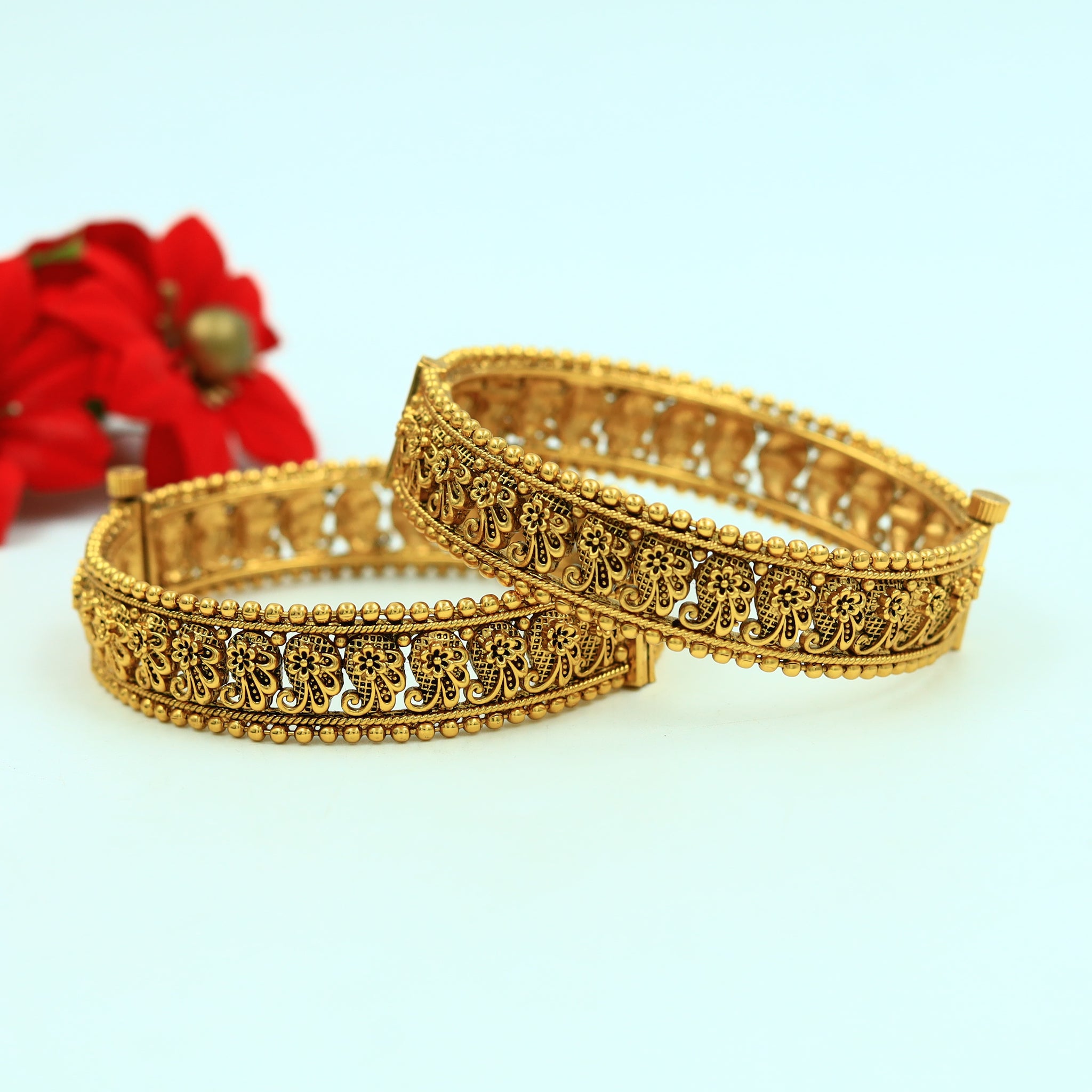 Antique Gold Bangles/Kada 15831-28