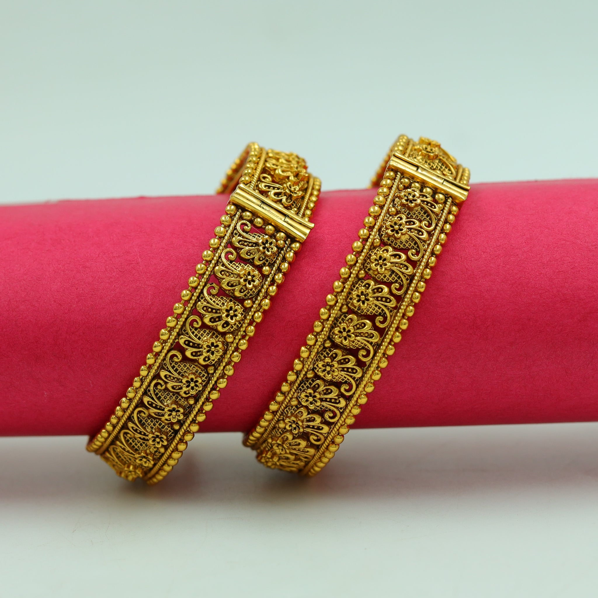 Antique Gold Bangles/Kada 15831-28