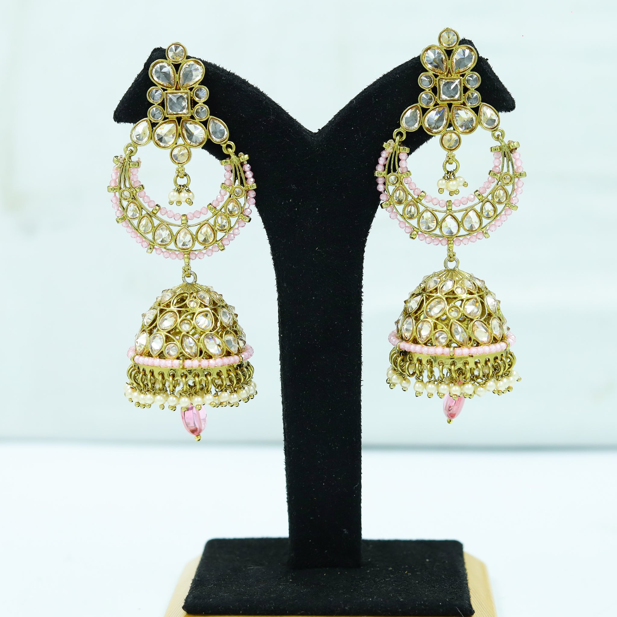 Pink  Jhumki 3142-7207