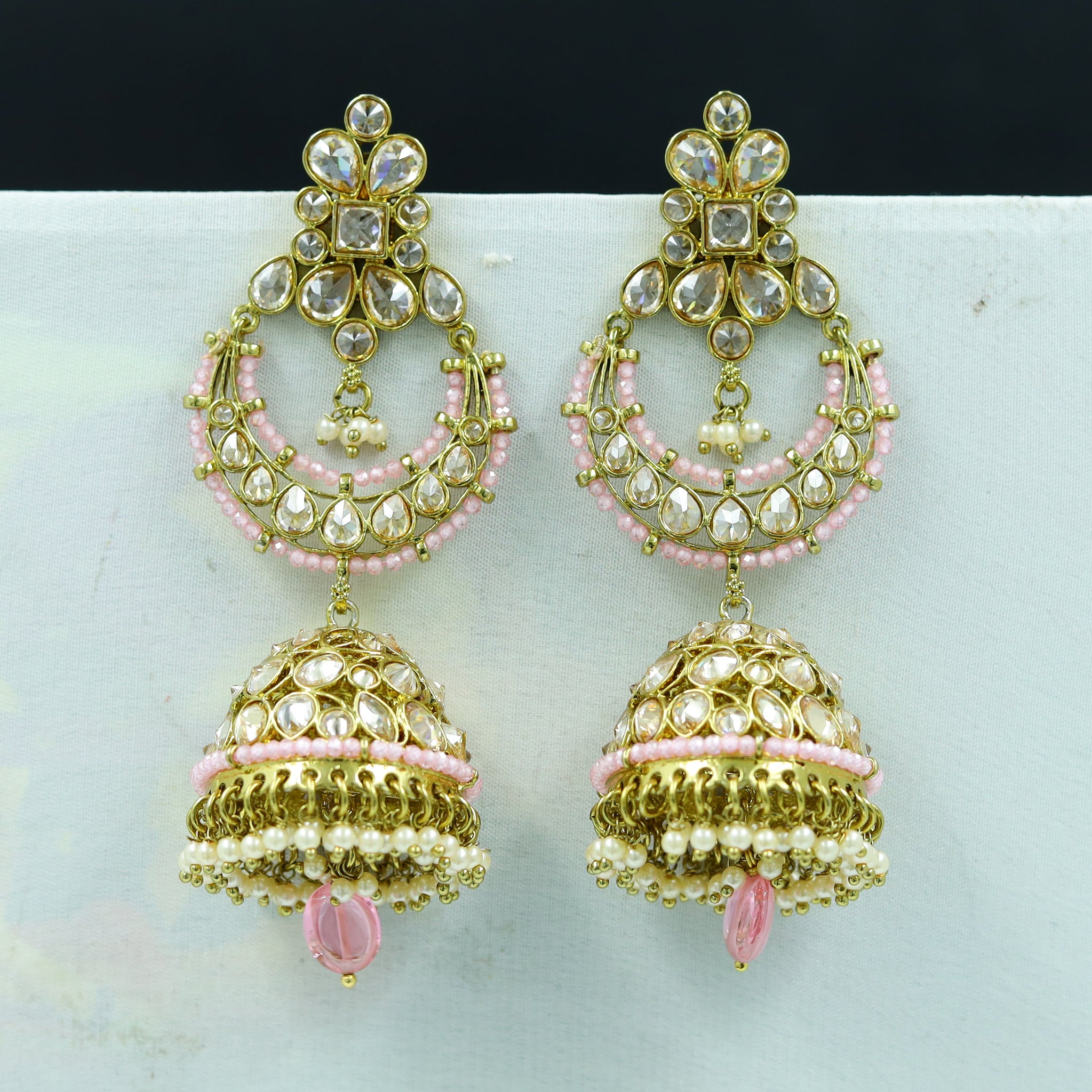 Pink  Jhumki 3142-7207