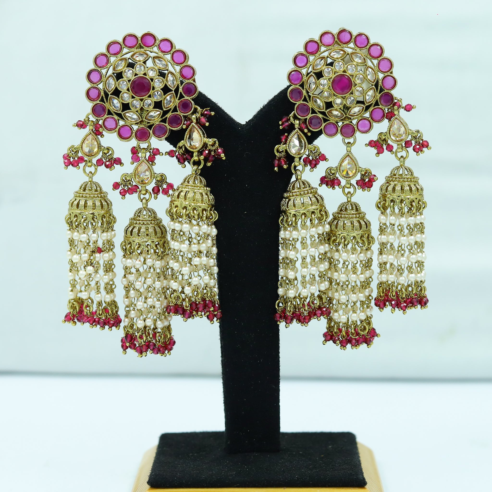 Ruby Antique Earrings 12184-8492